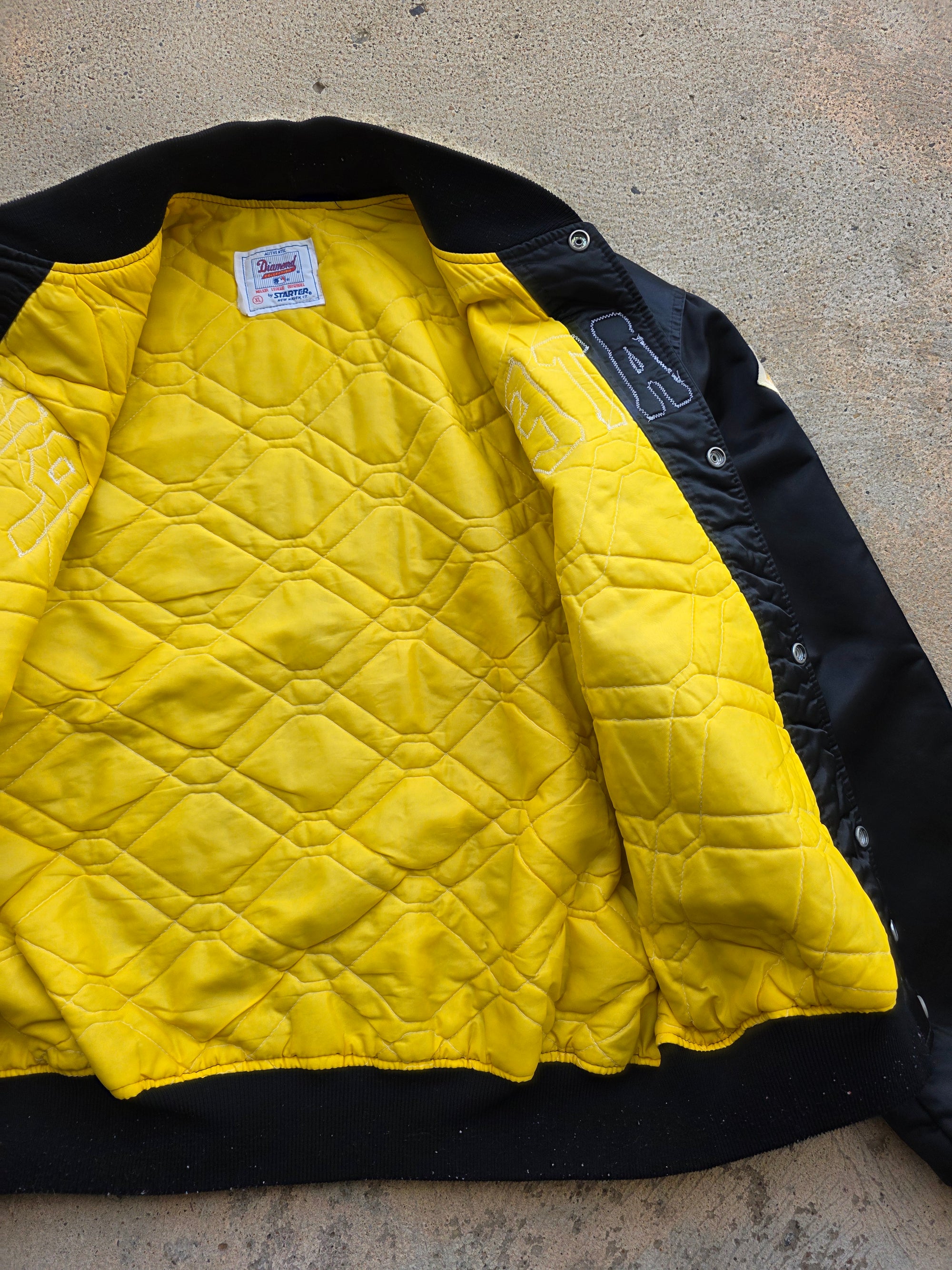 1990s Pirates Starter Satin Jacket XL