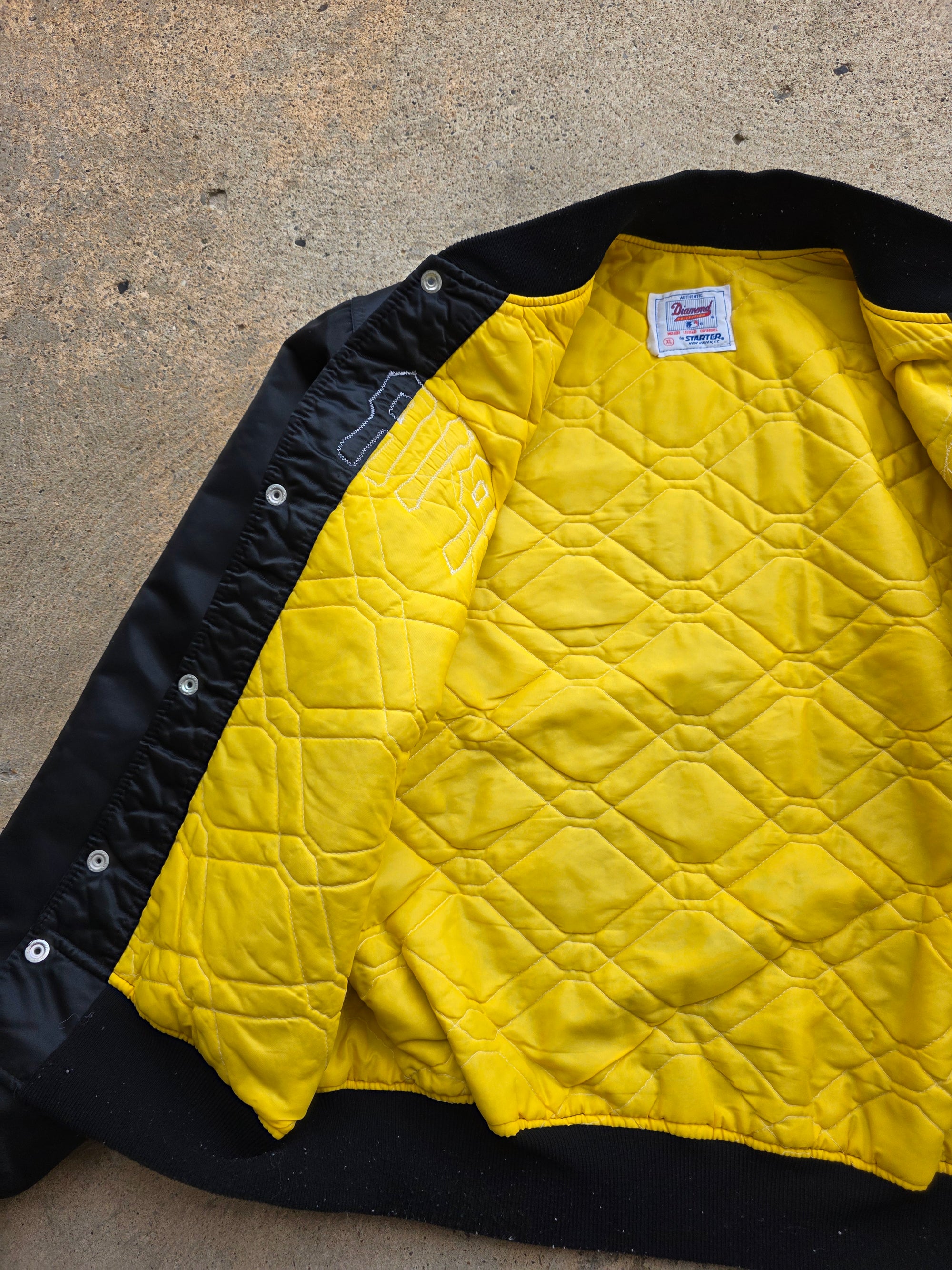 1990s Pirates Starter Satin Jacket XL
