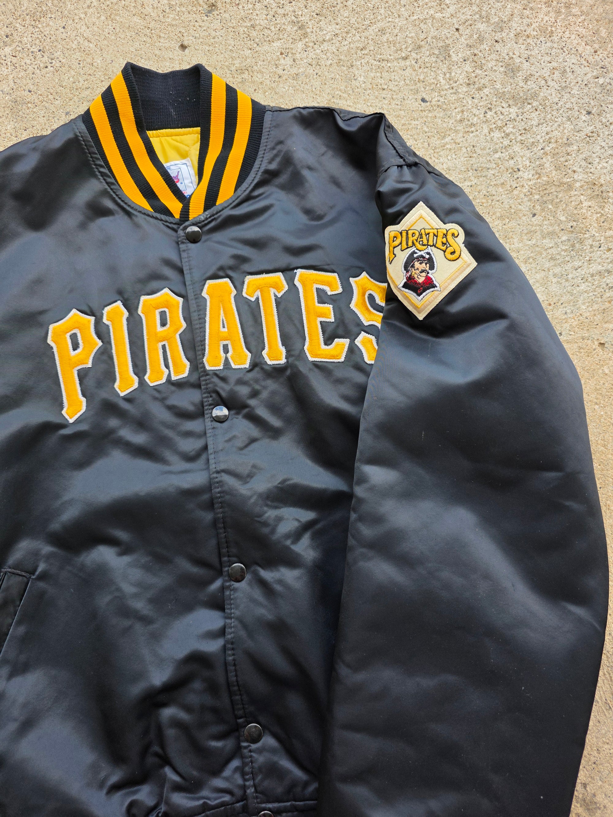 1990s Pirates Starter Satin Jacket XL