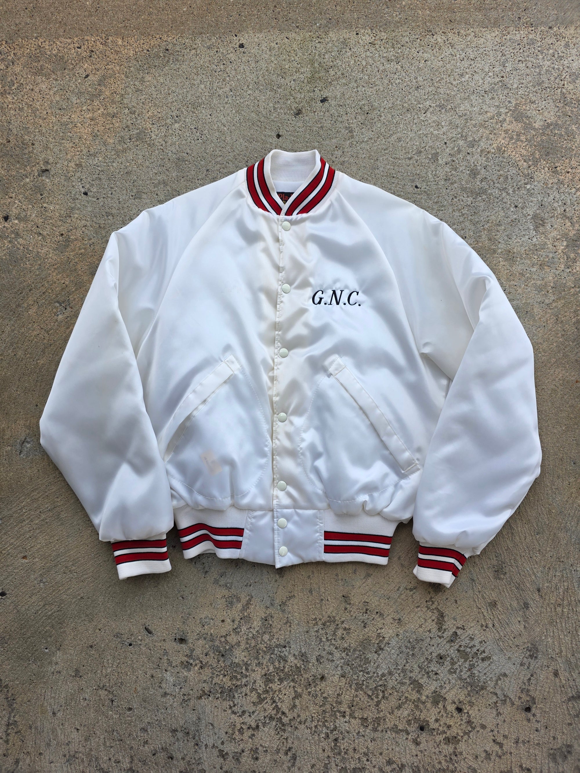1980s G.N.C Satin Jacket Deadstock Medium
