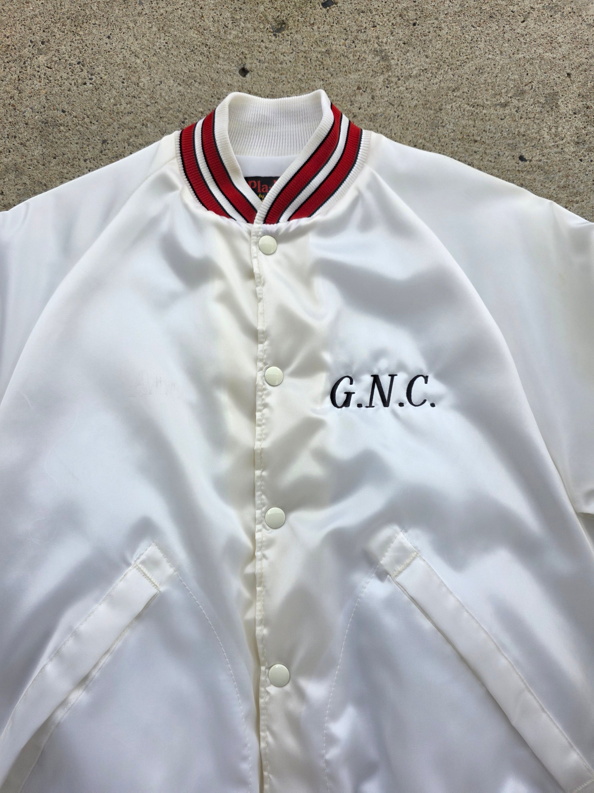 1980s G.N.C Satin Jacket Deadstock Medium