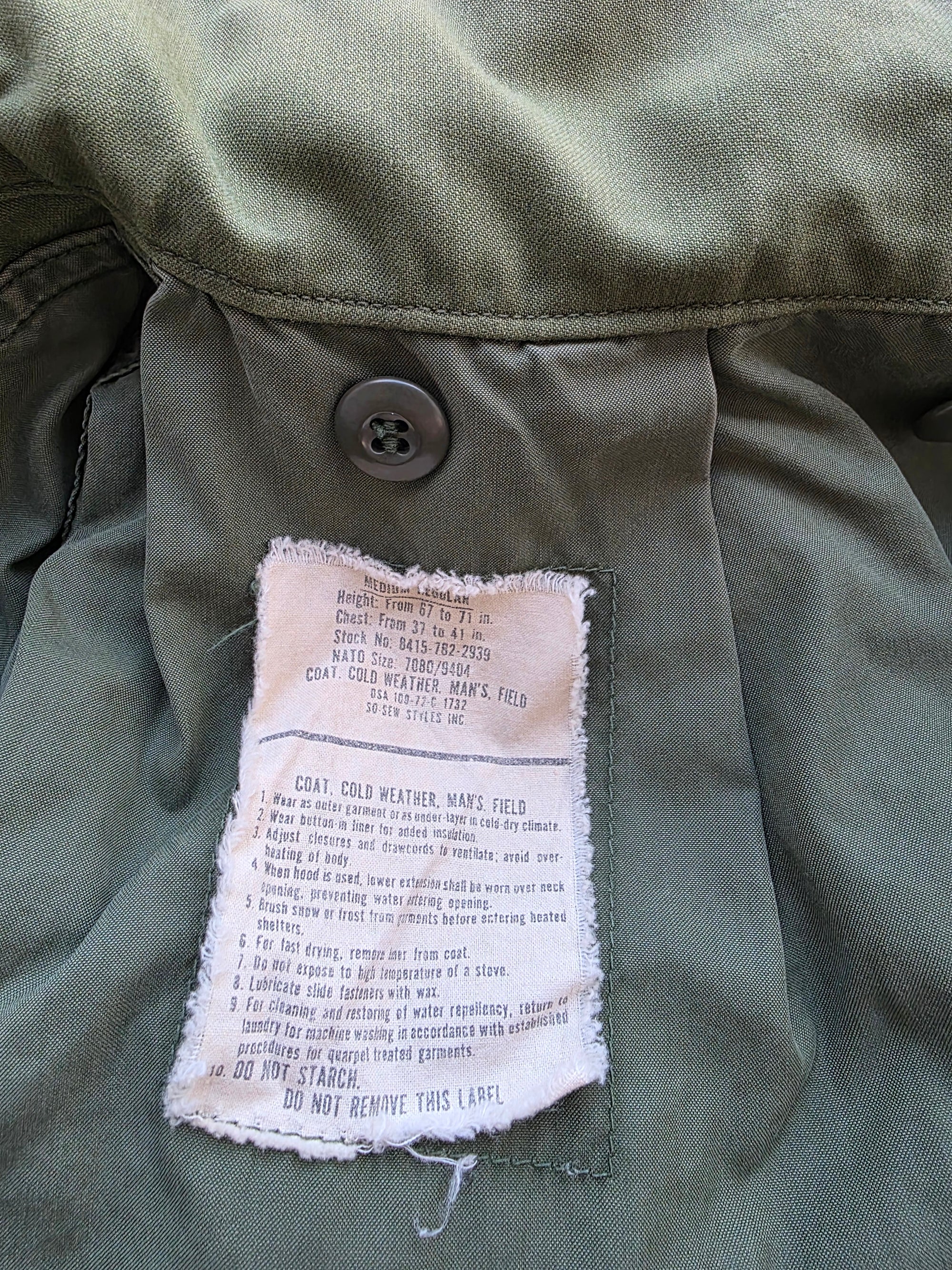 1970s Field Jacket Medium