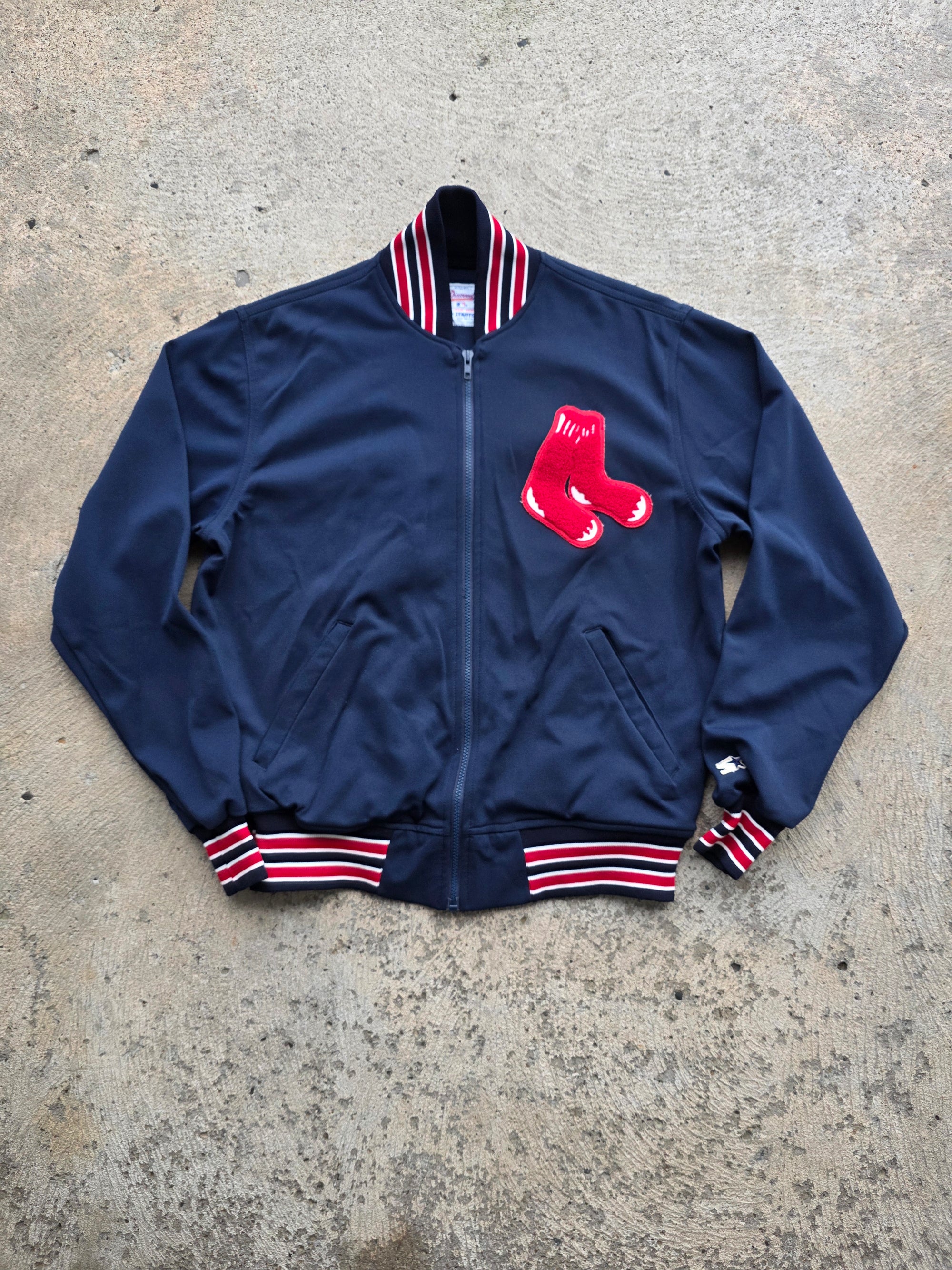 1990s Red Sox Starter Full Zip Jacket Large
