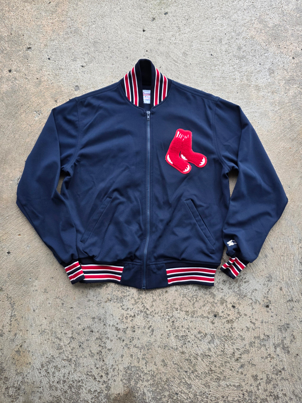 1990s Red Sox Starter Full Zip Jacket Large