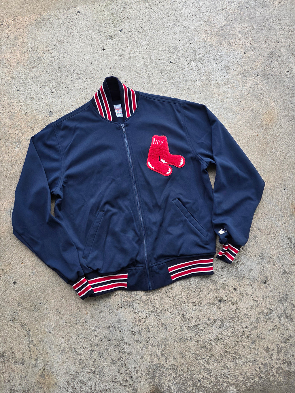 1990s Red Sox Starter Full Zip Jacket Large