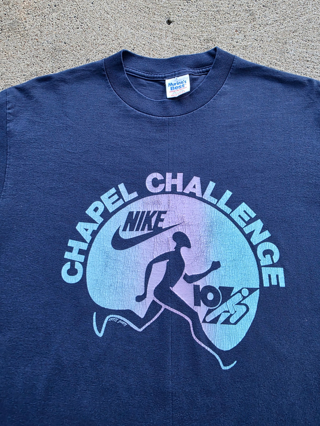 1990s Nike Marathon Longsleeve Shirt Large