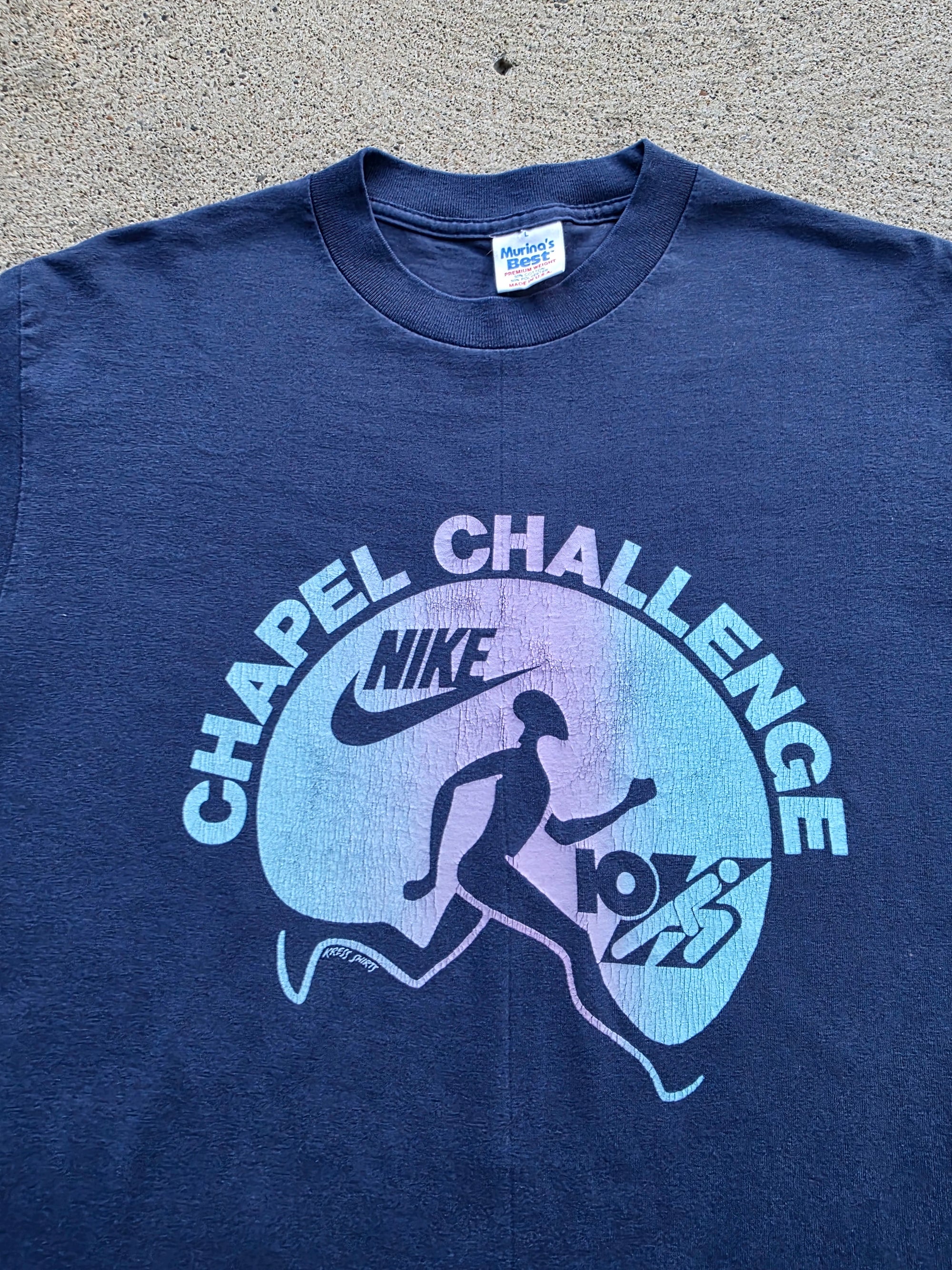 1990s Nike Marathon Longsleeve Shirt Large