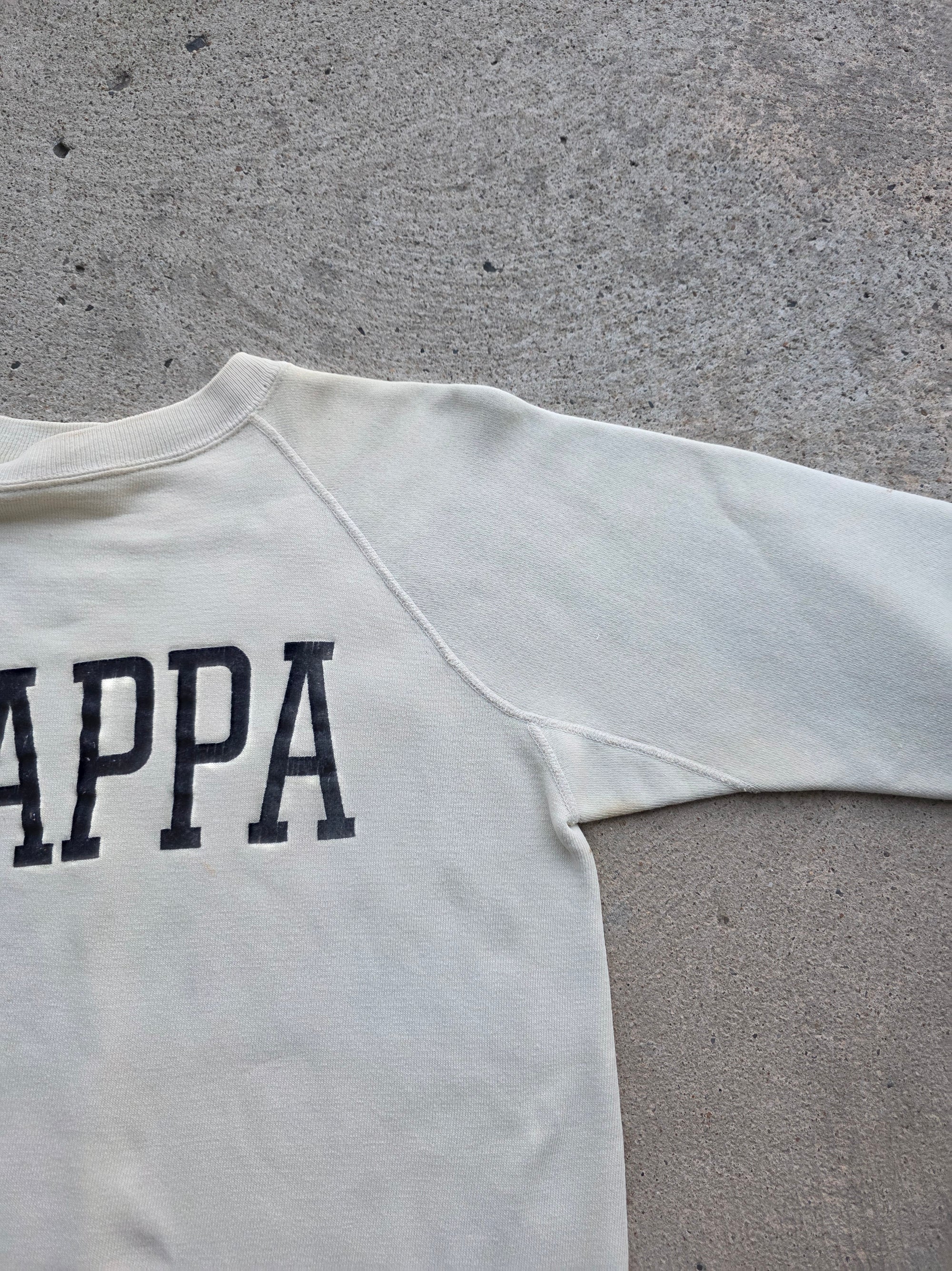 1960s Kappa Flock Sweatshirt Large