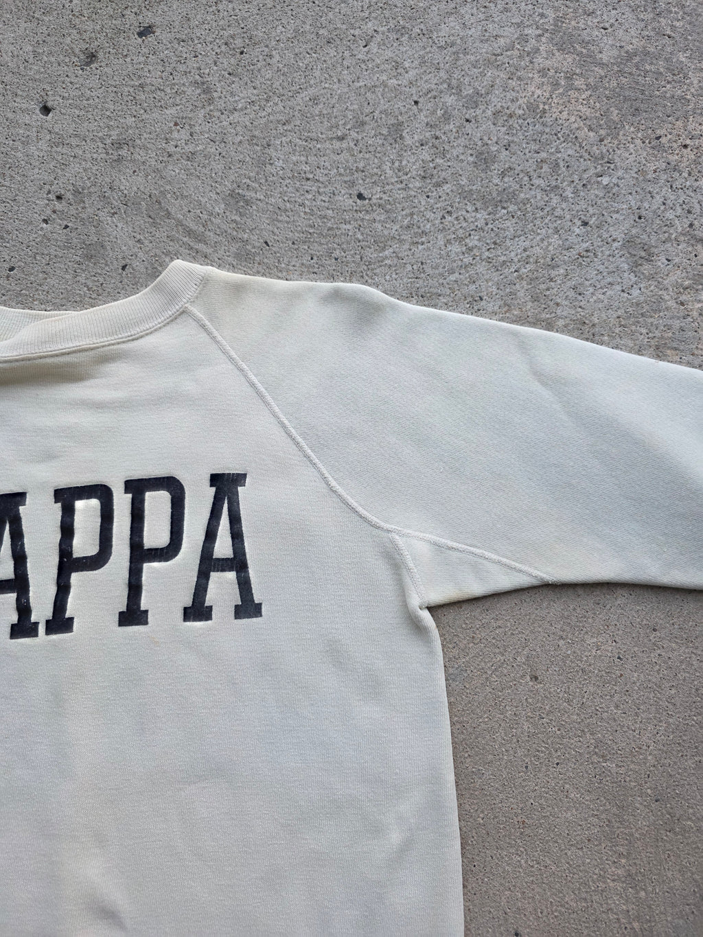 1960s Kappa Flock Sweatshirt Large