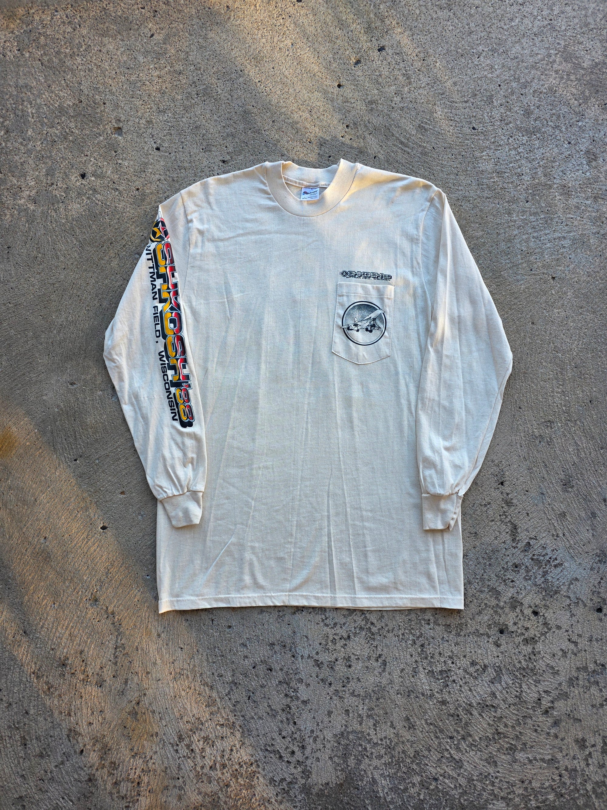 1980s Longsleeve Pocket Shirt Deadstock Medium