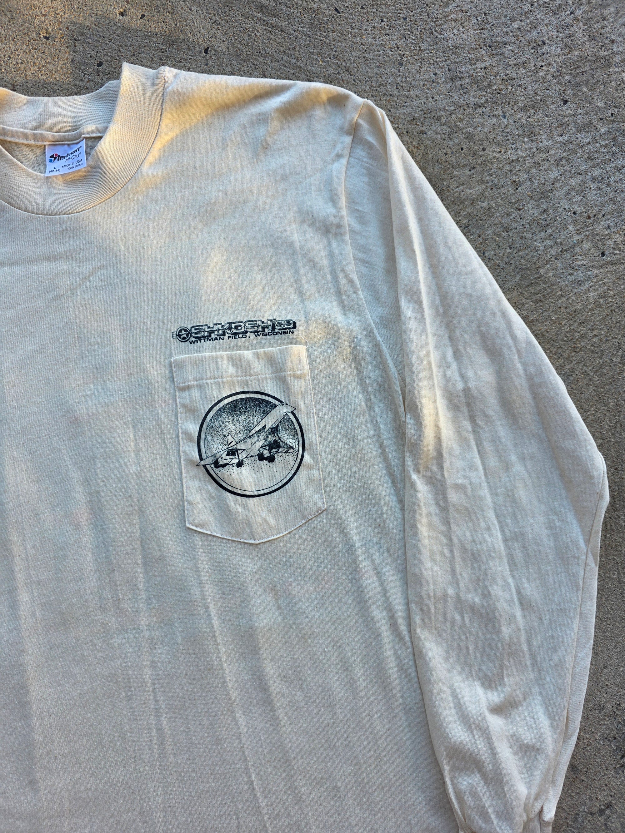 1980s Longsleeve Pocket Shirt Deadstock Medium