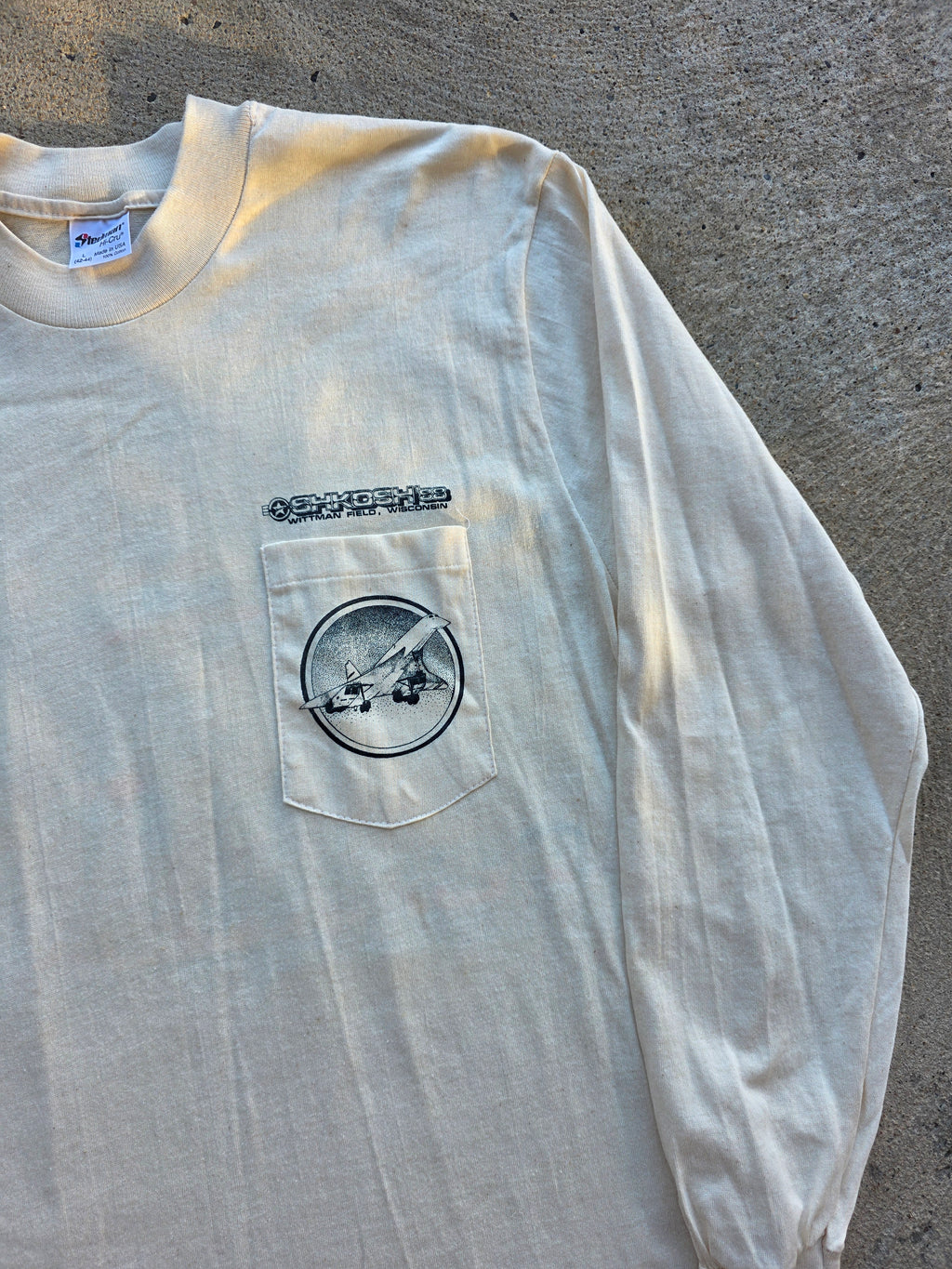 1980s Longsleeve Pocket Shirt Deadstock Medium