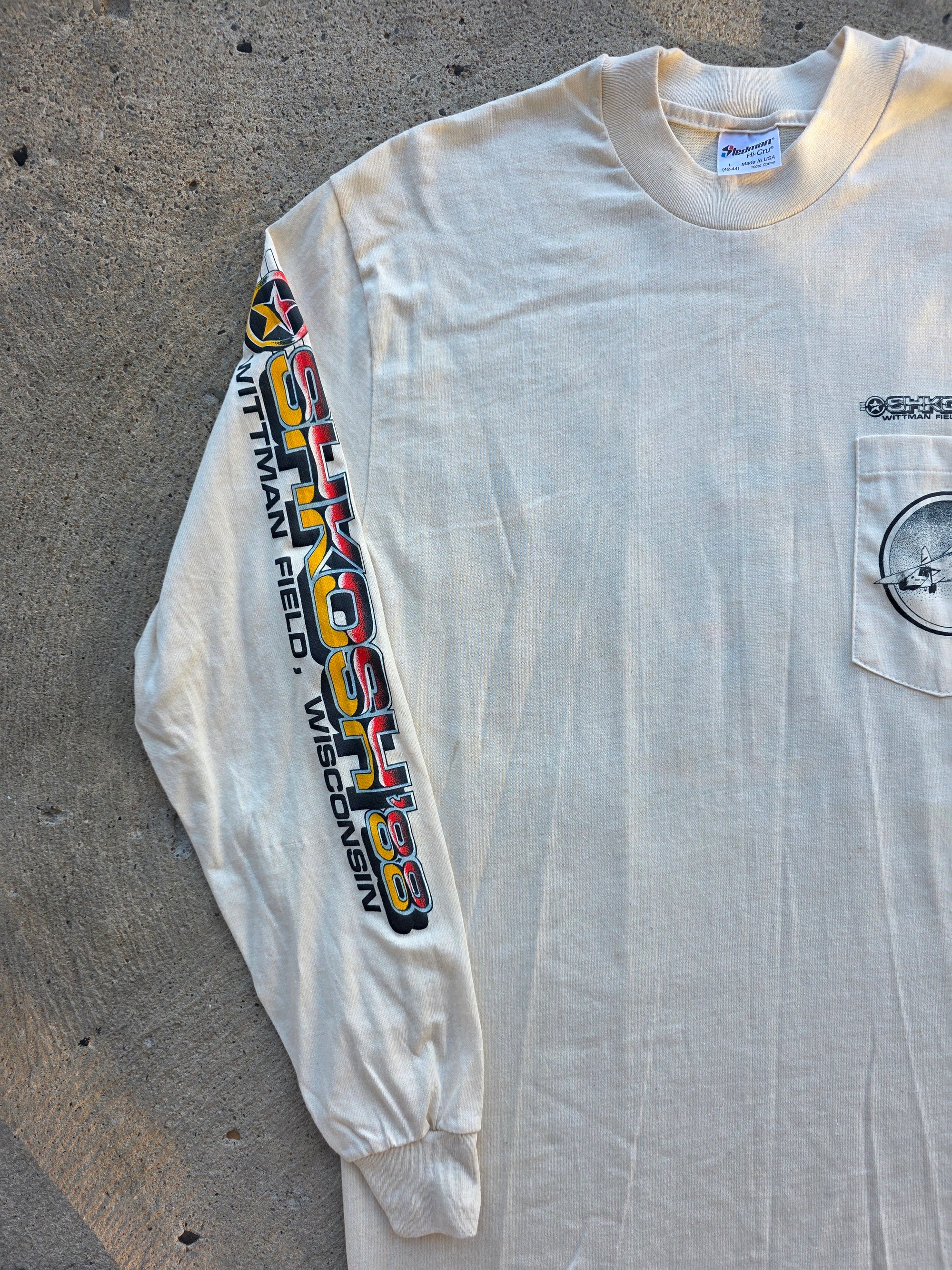 1980s Longsleeve Pocket Shirt Deadstock Medium