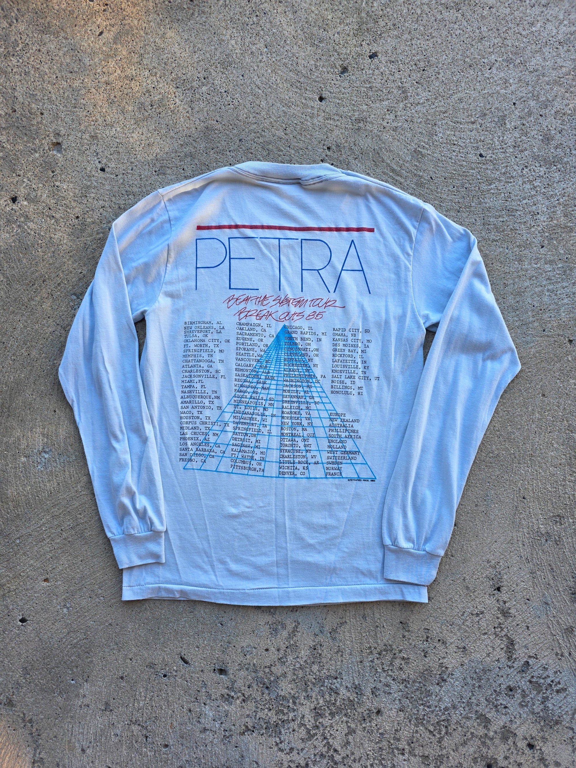 1980s Petra Tour Longsleeve Shirt Medium