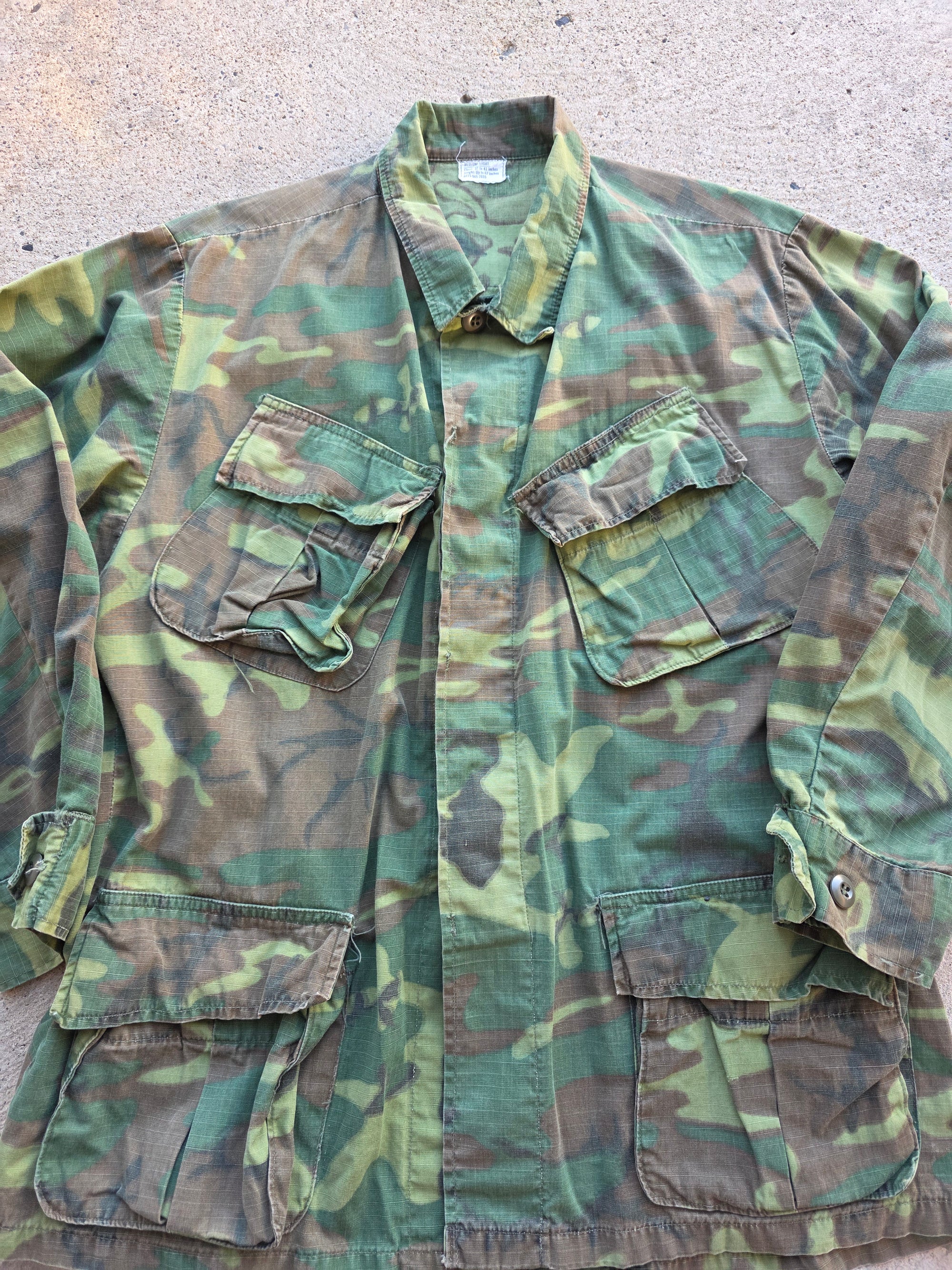 1970s Camo Slant Pocket Medium Shirt