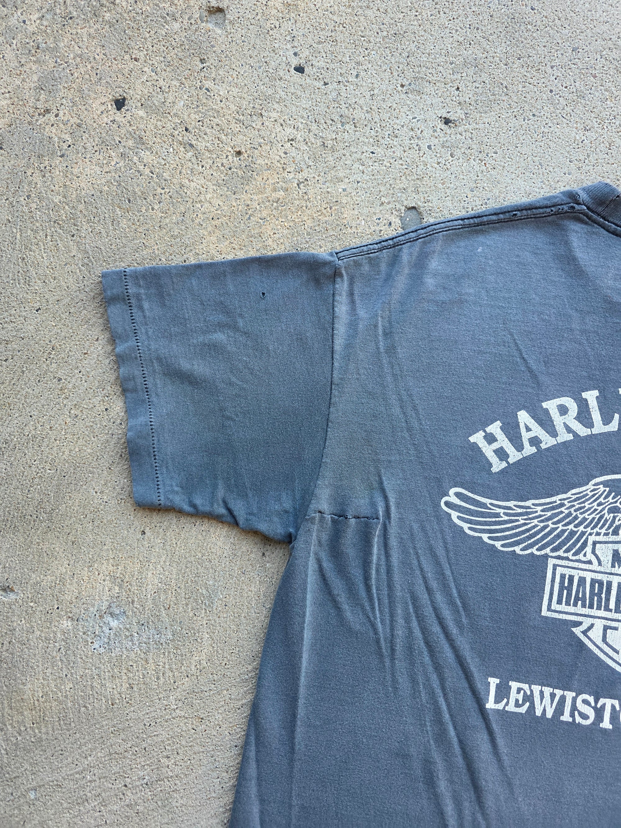 1990s Harley Eagle Flames Shirt Large