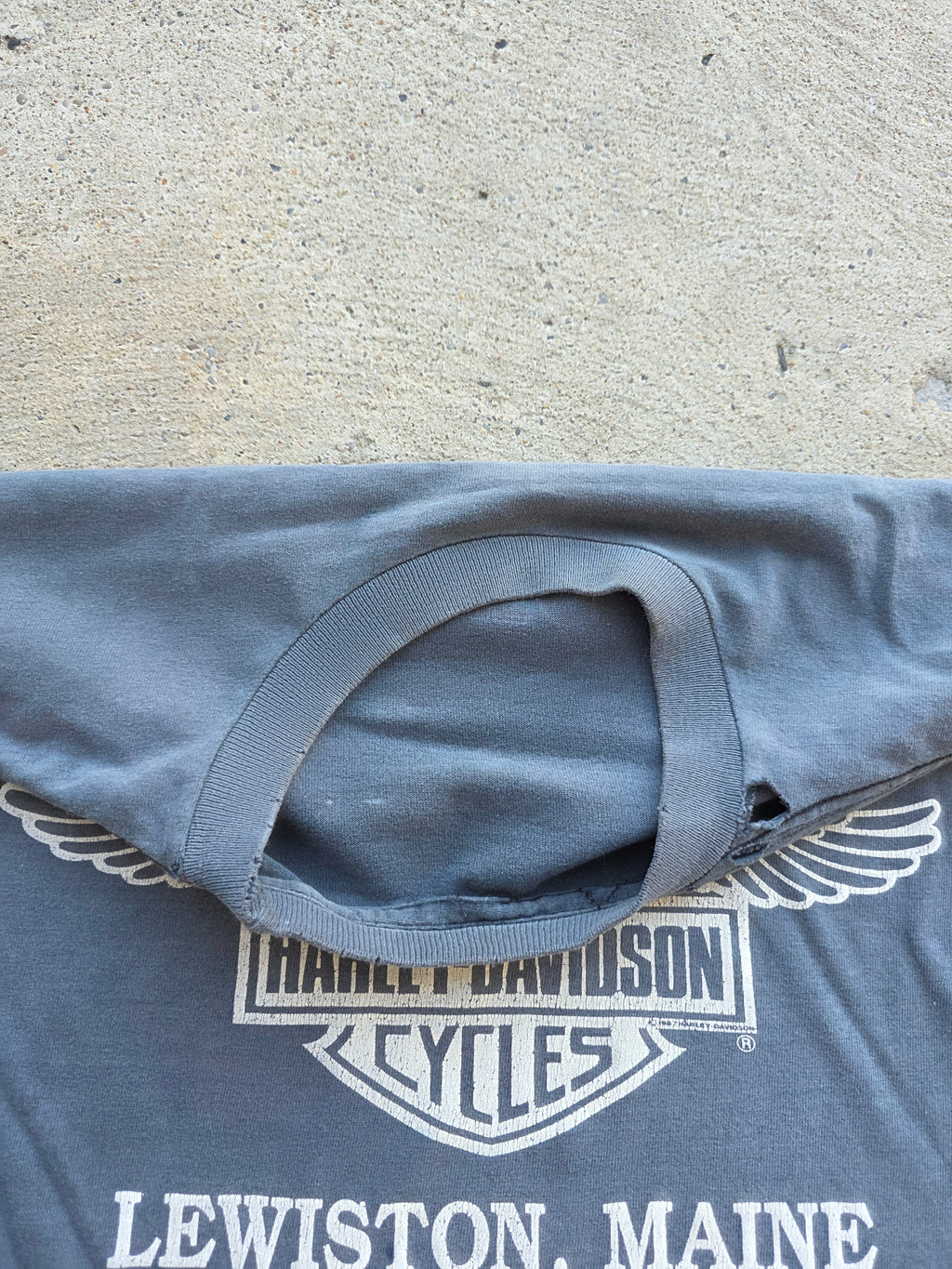 1990s Harley Eagle Flames Shirt Large