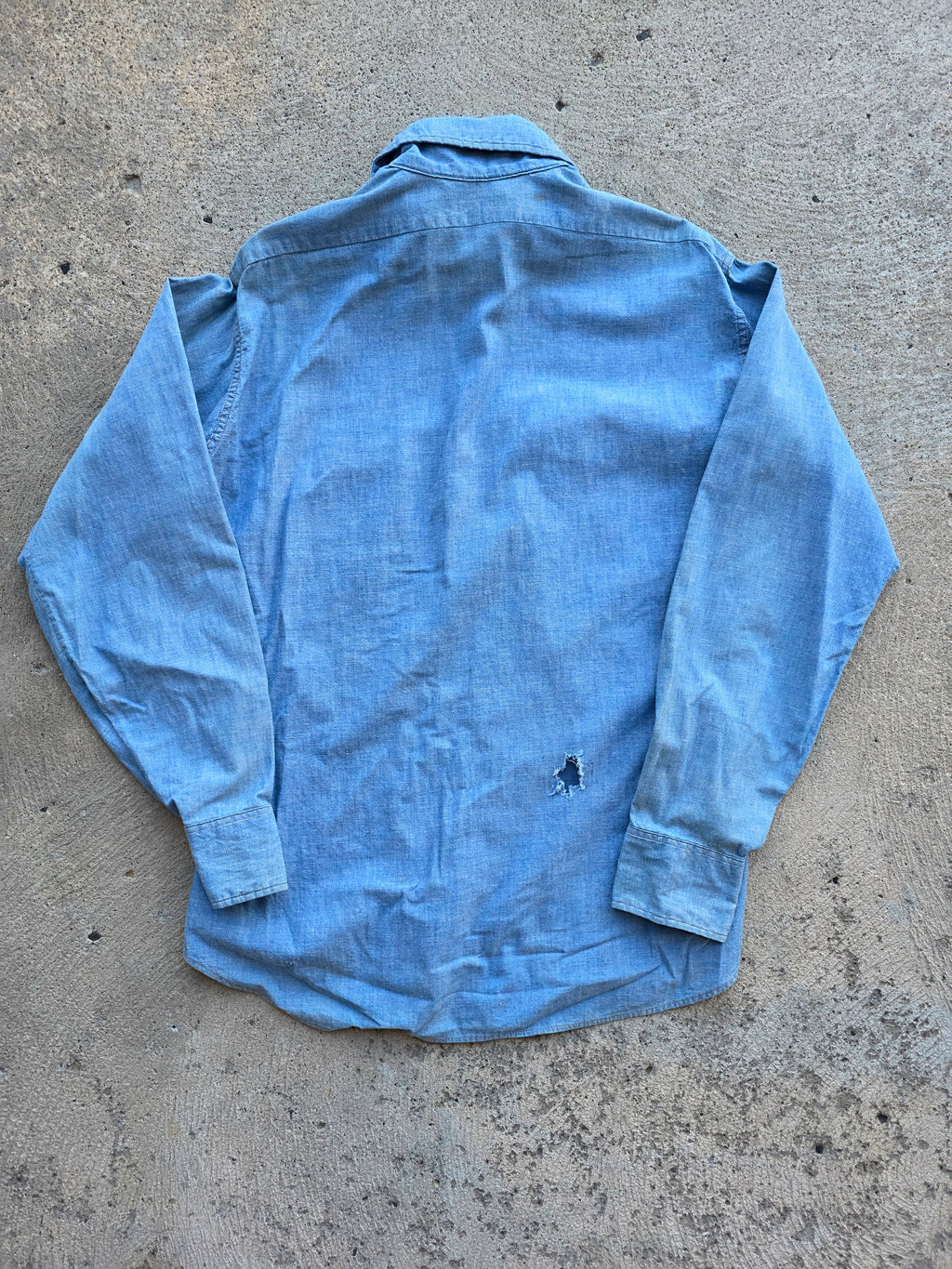 1970s Levis Chambray Shirt Large