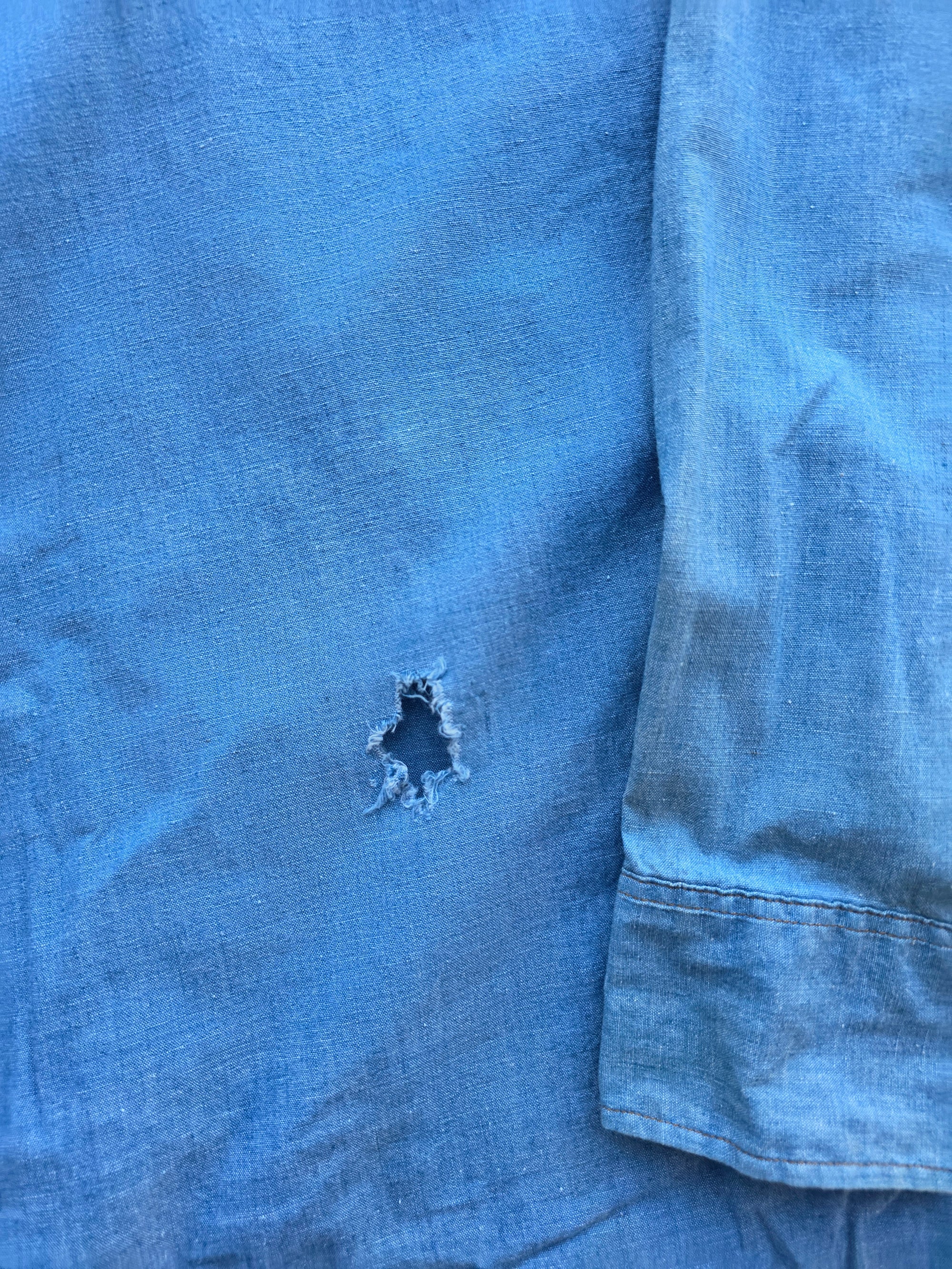 1970s Levis Chambray Shirt Large