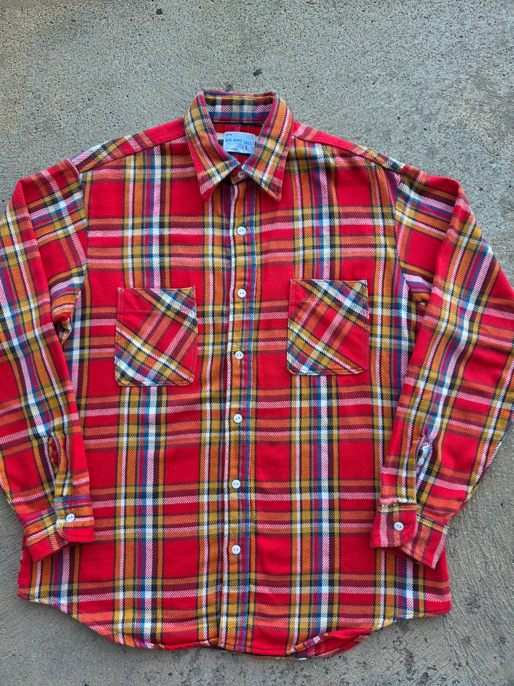 1970s Big Mac Flannel Large Tall