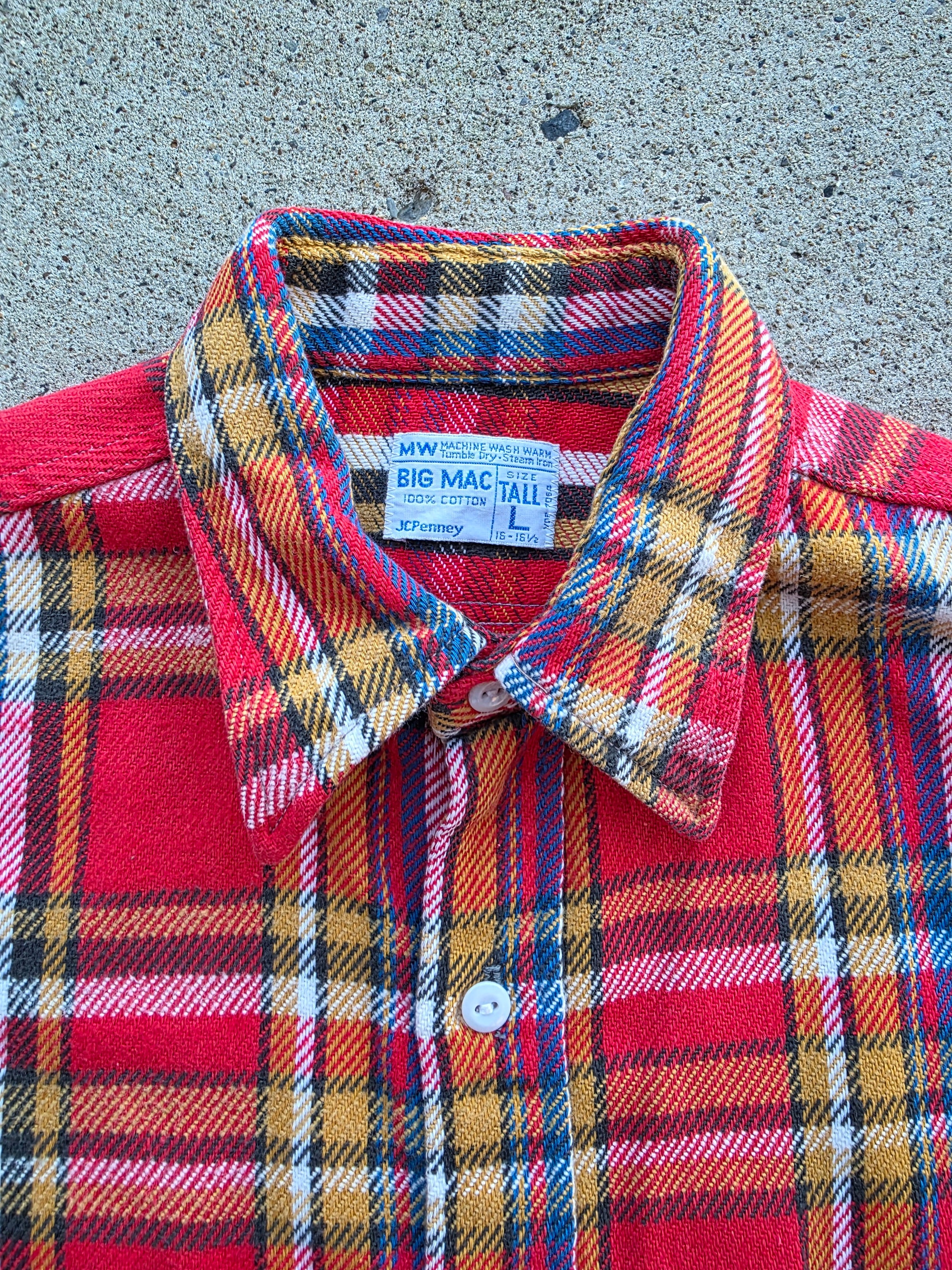1970s Big Mac Flannel Large Tall