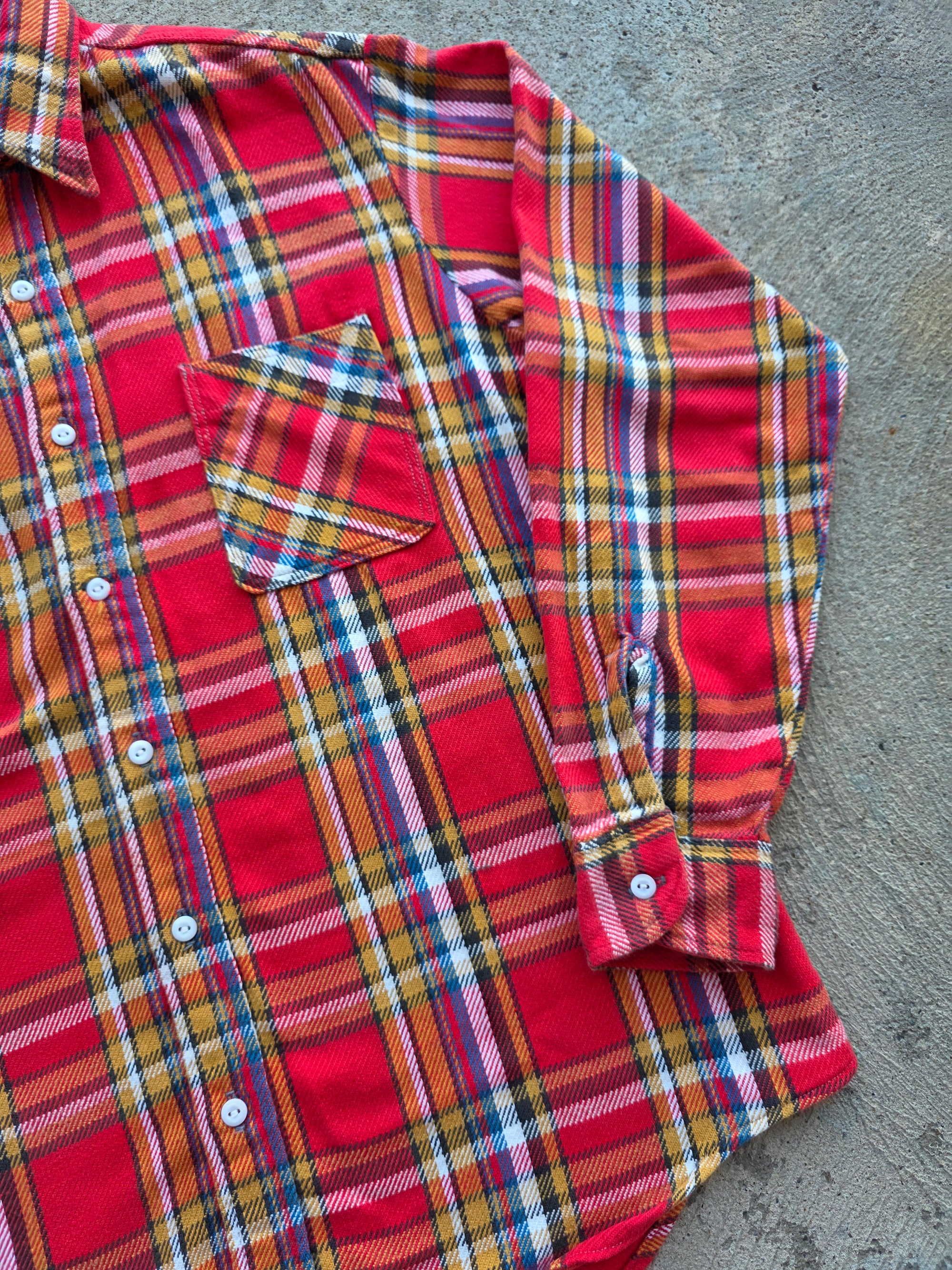 1970s Big Mac Flannel Large Tall