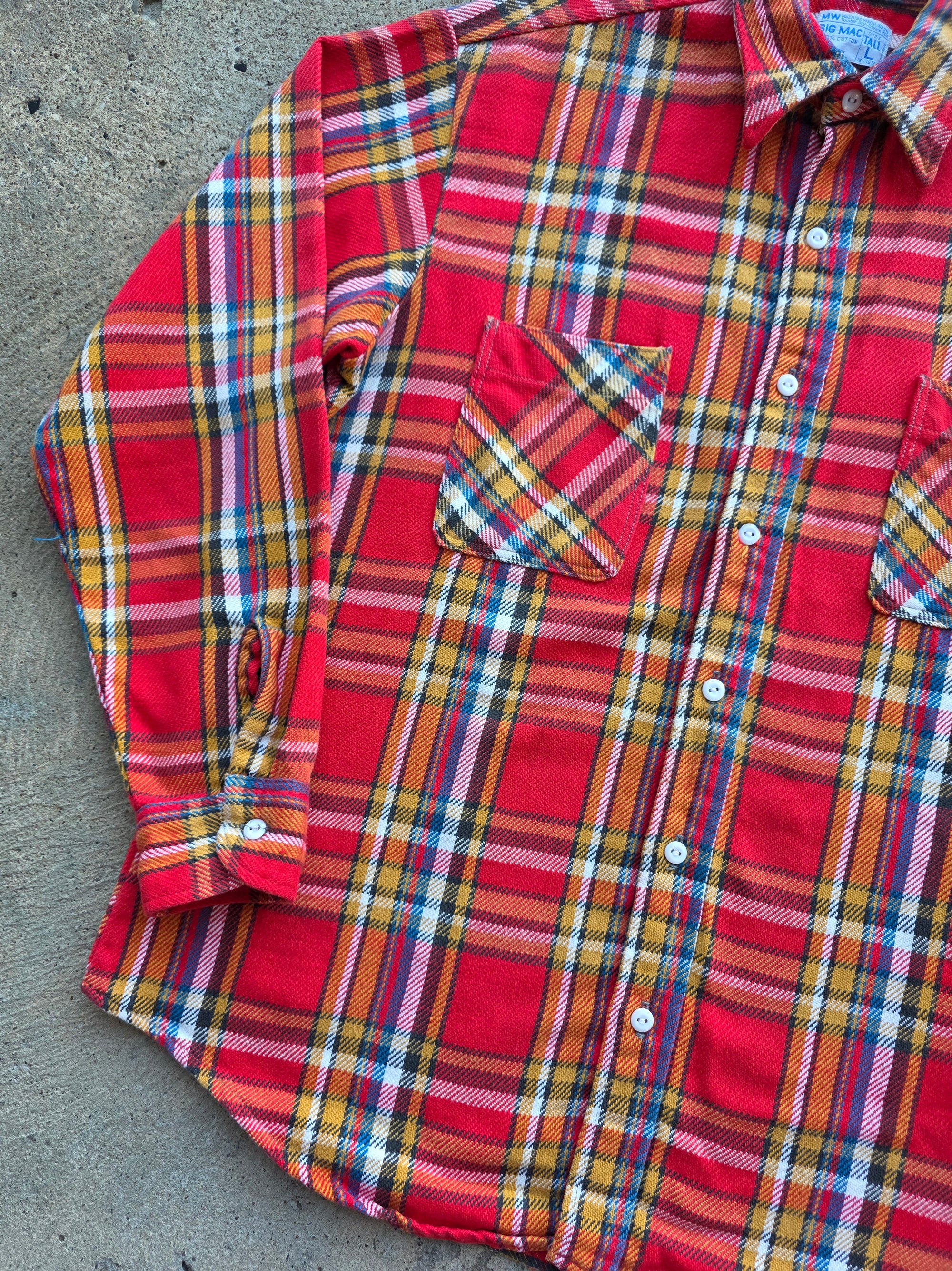1970s Big Mac Flannel Large Tall