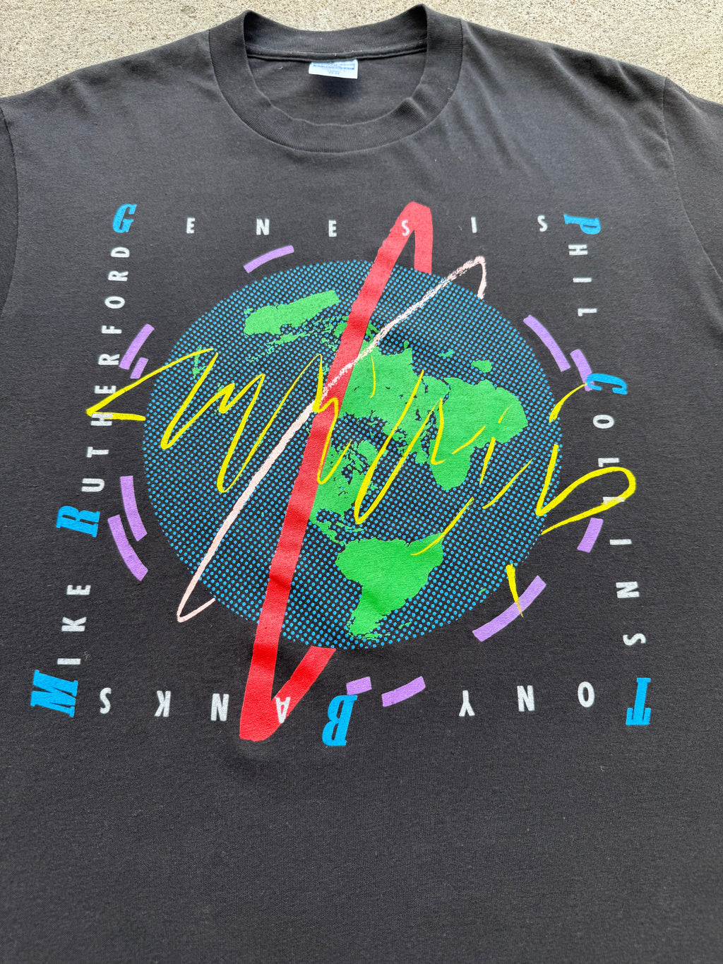 1987 Genesis Phil Collins Tour Shirt Large