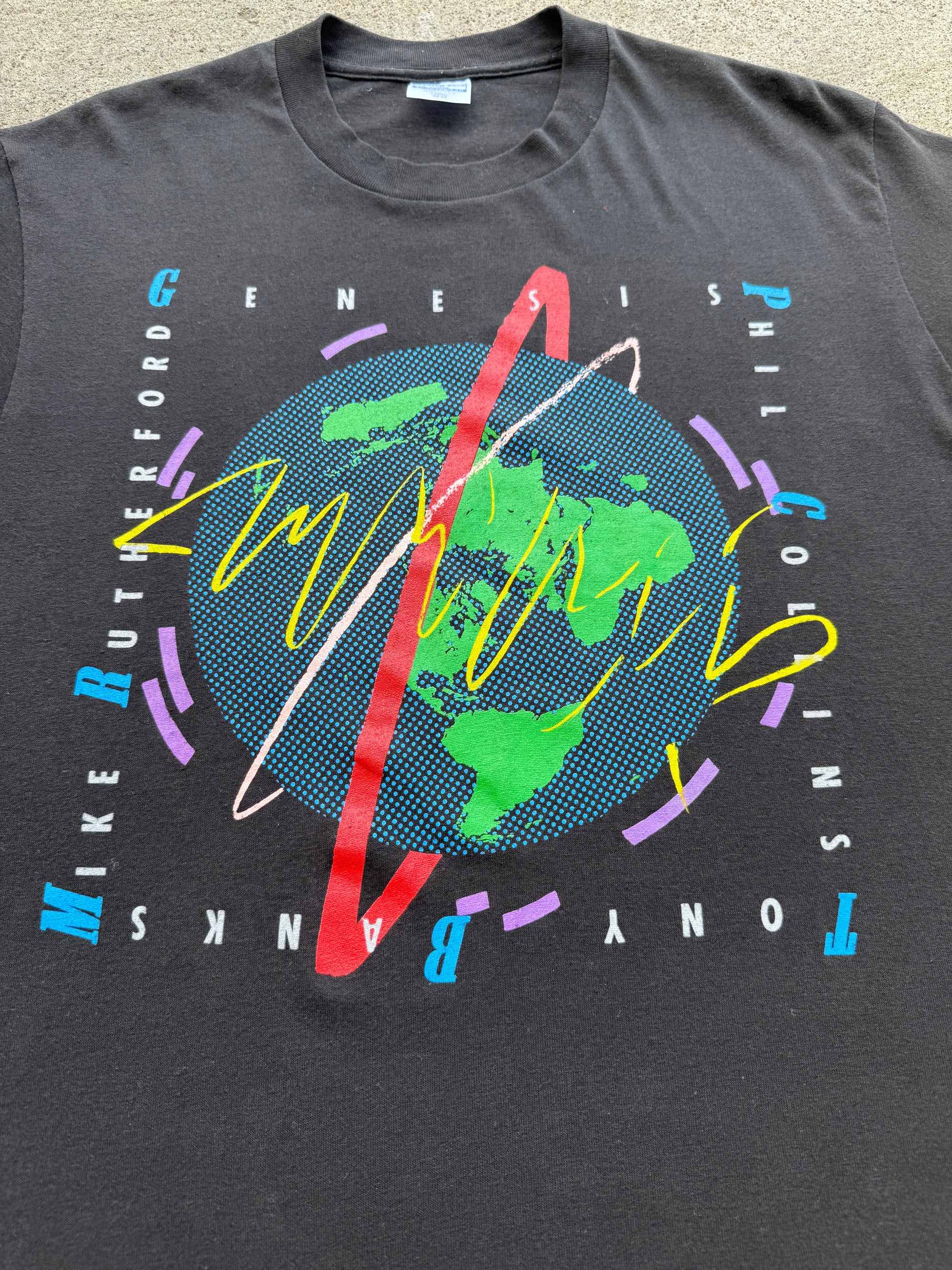 1987 Genesis Phil Collins Tour Shirt Large