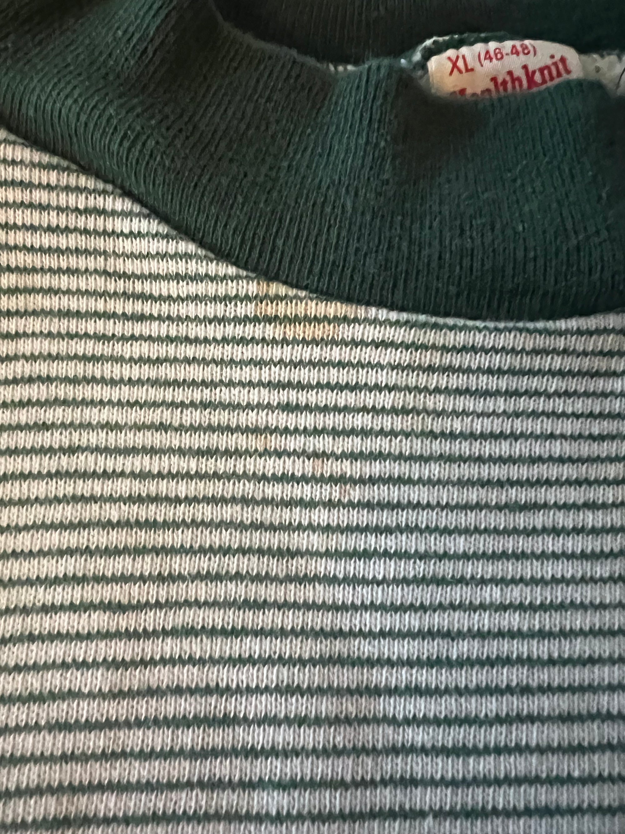 1960s Geibel Gators Striped Short Sleeve Sweatshirt XL