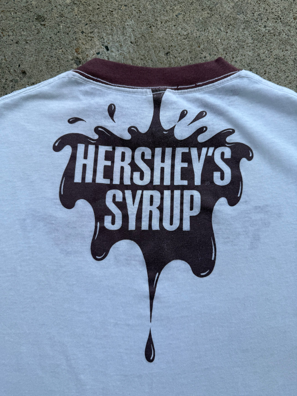 1980s Hershey’s Syrup Ringer Shirt Medium