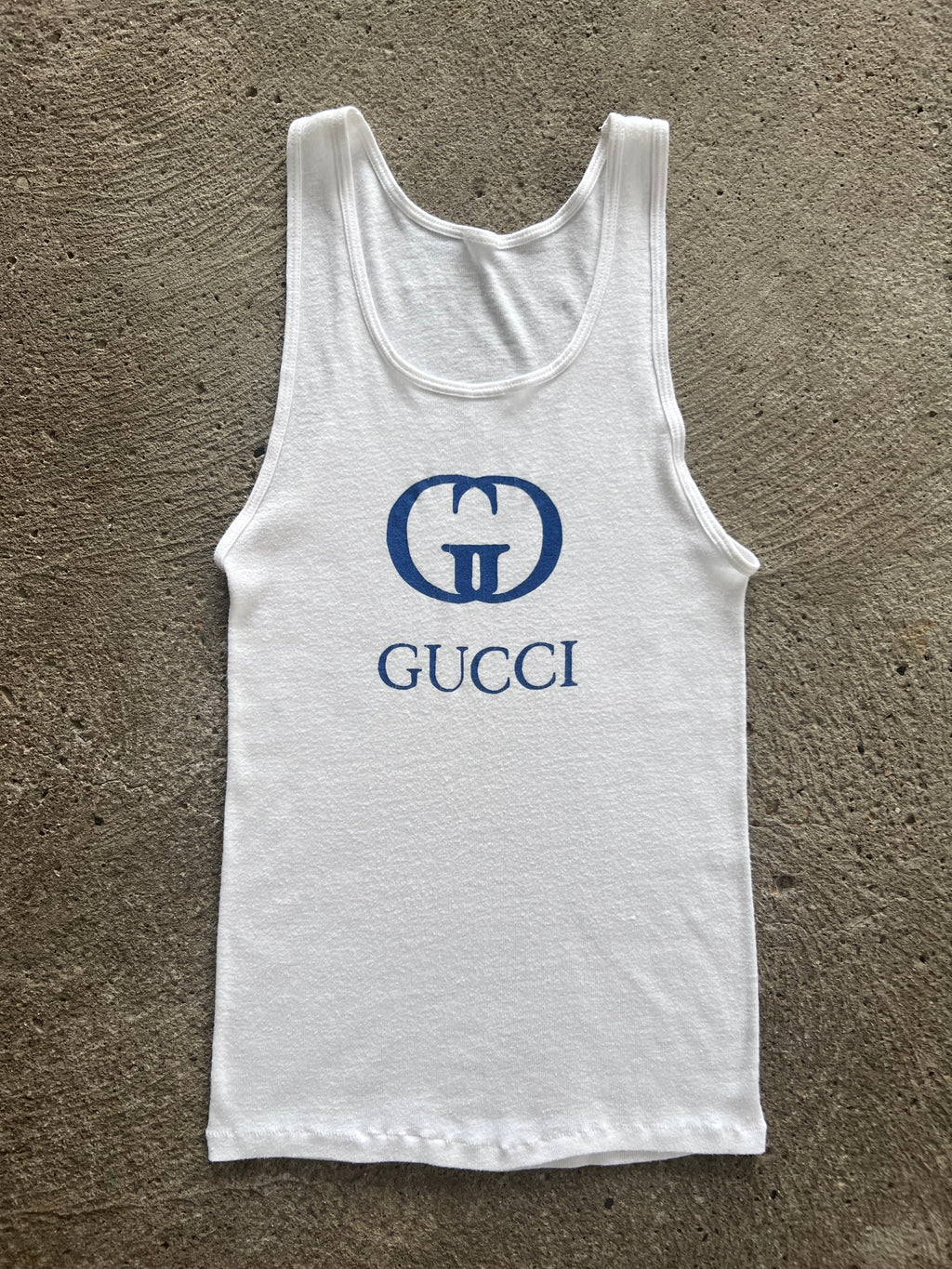 1980s Gucci Bootleg Tank Top