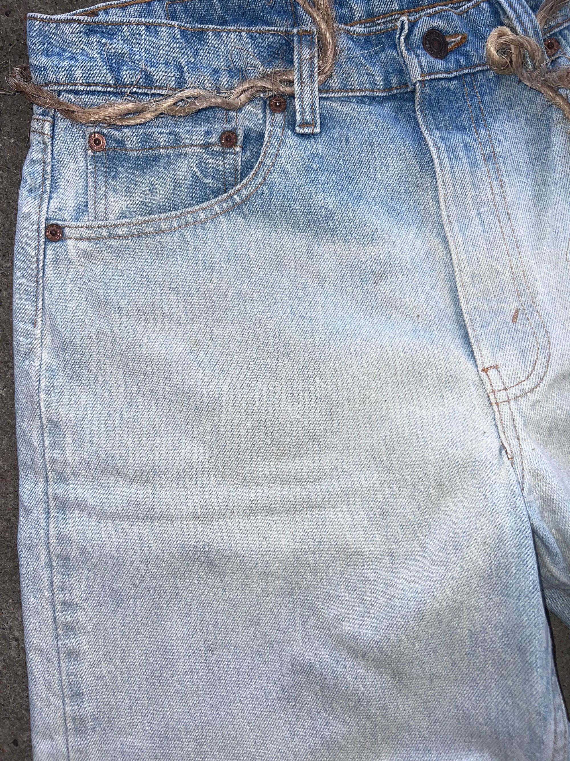 Levi 550 Red Tab Hand Painted