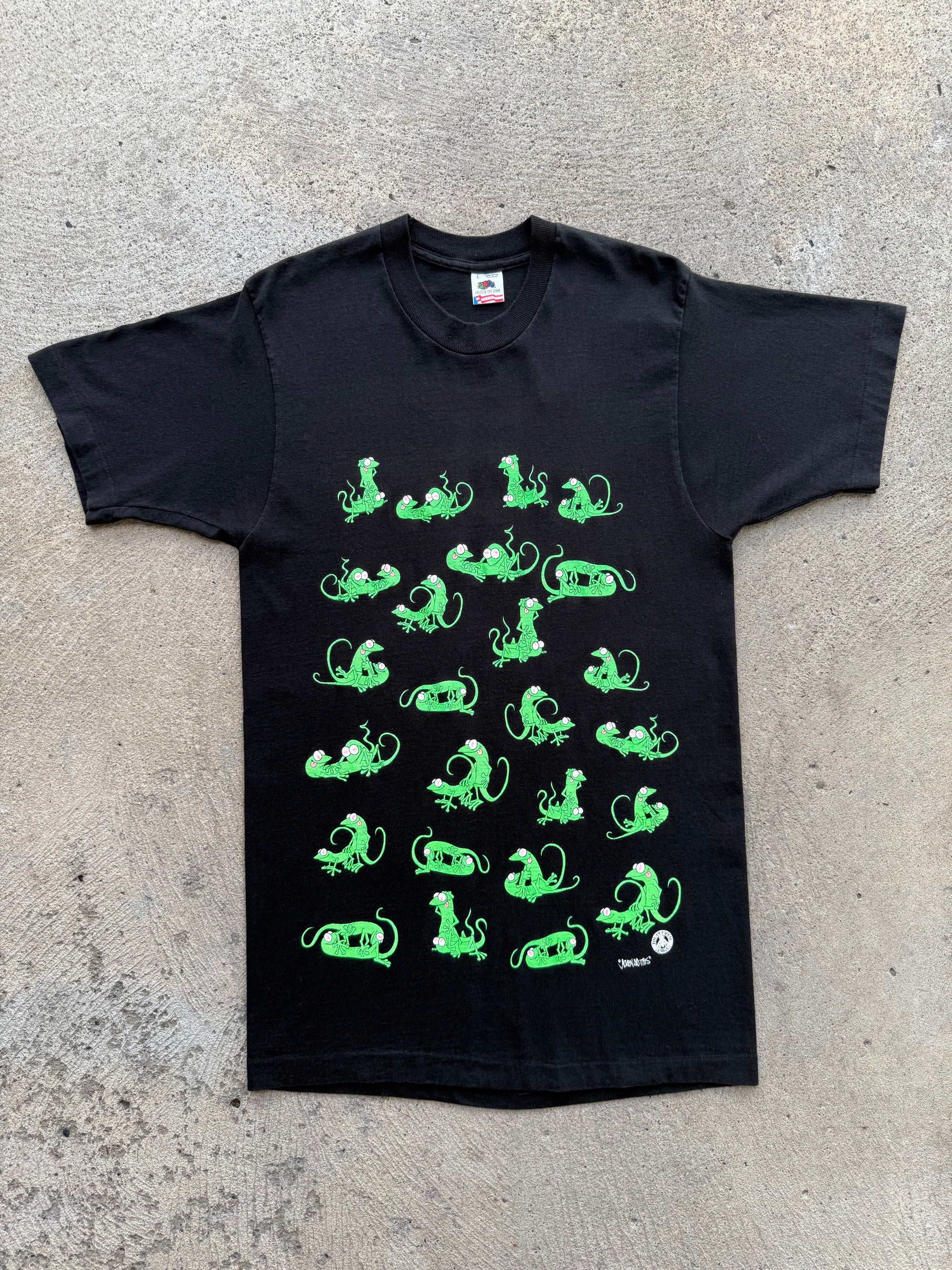 1990s Lizards Sex Positions Shirt Large