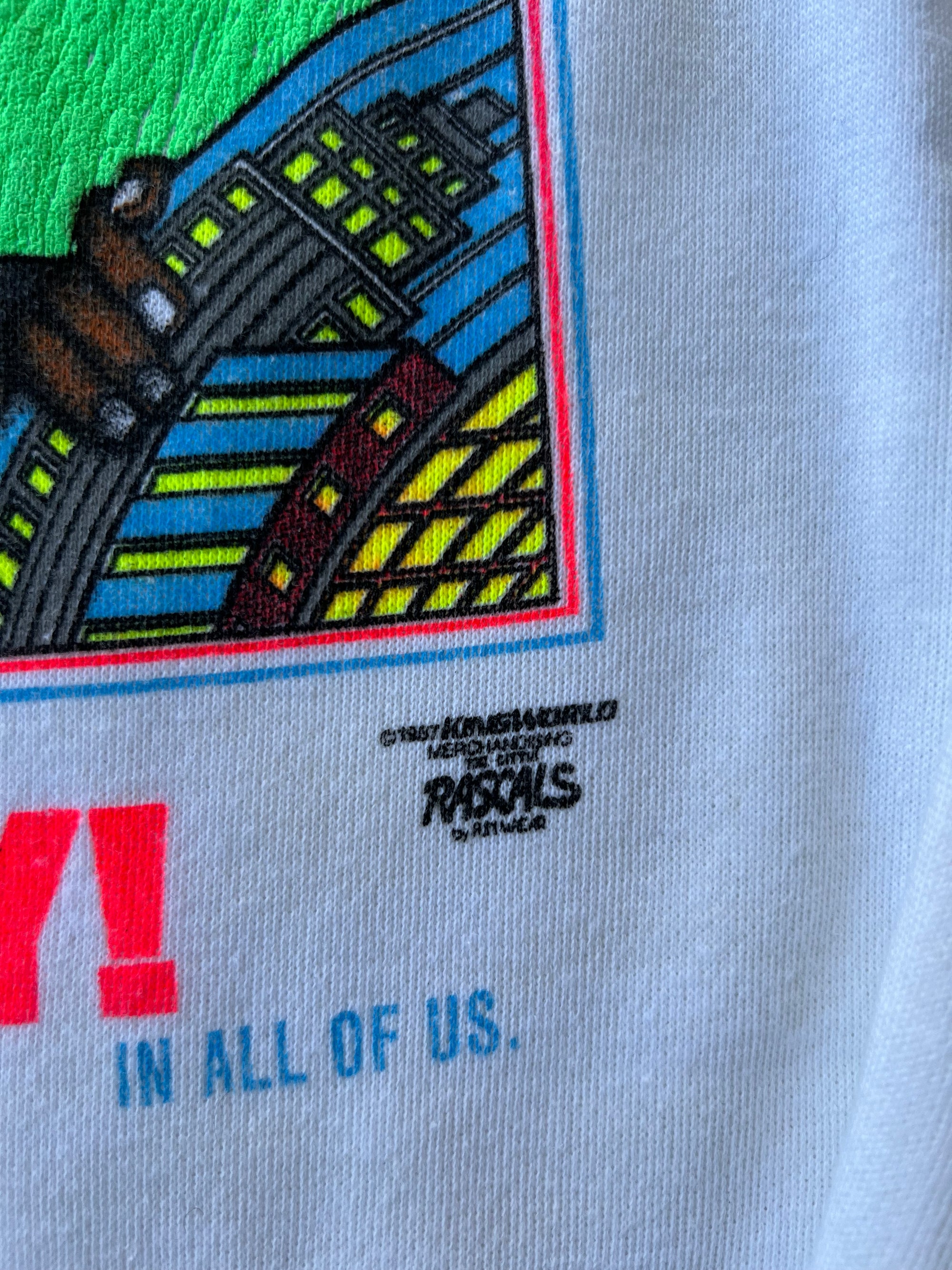1990s Little Rascals Buckwheat Crewneck Deadstock Large