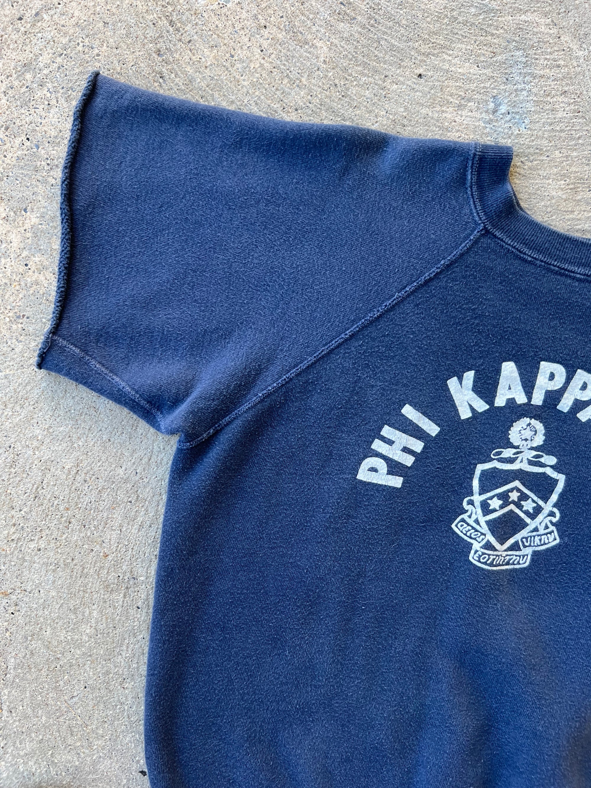 1950s Phi Kappa Tau Short Sleeve Sweatshirt