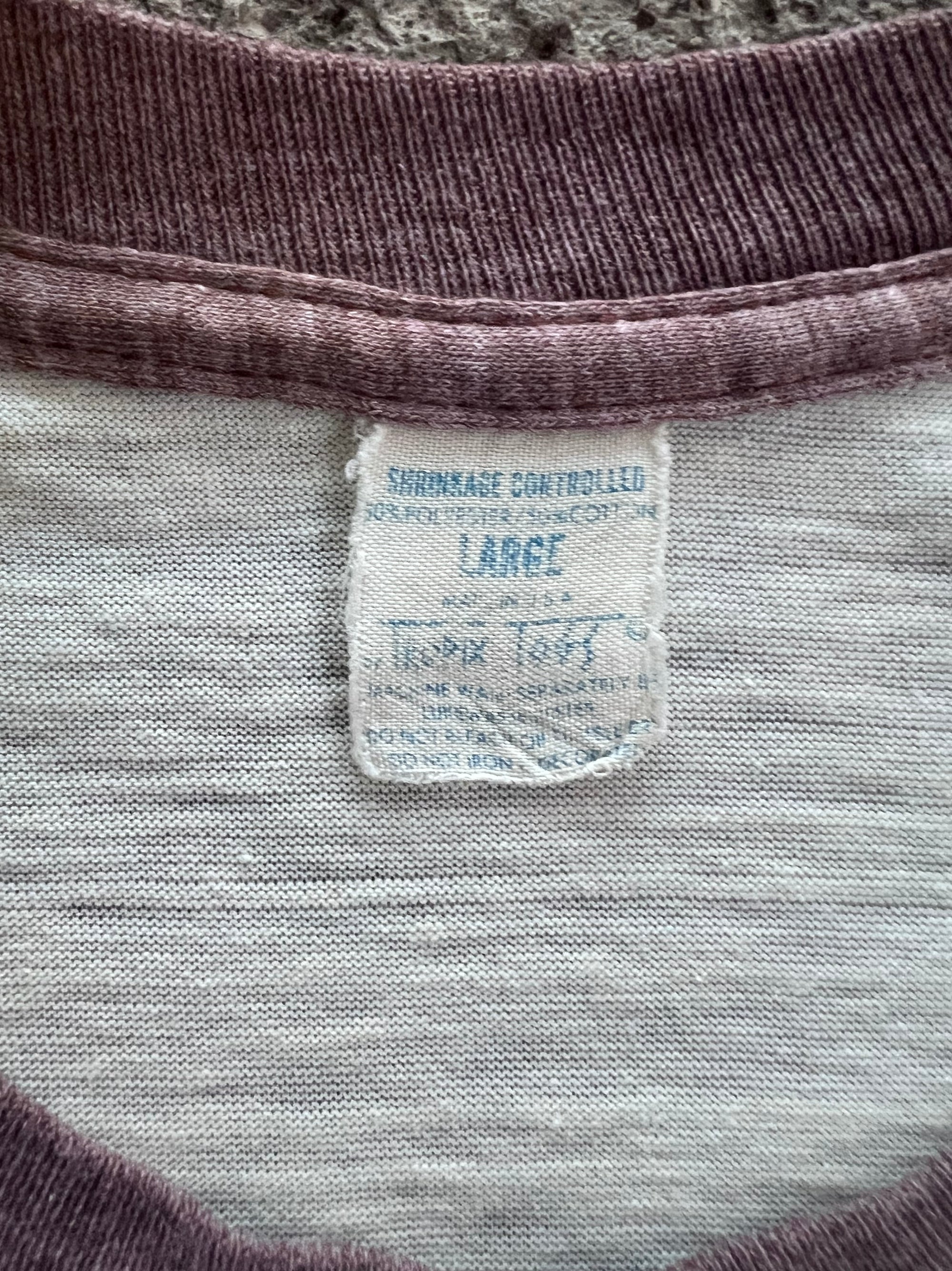 1970s M&M Ringer Shirt Large