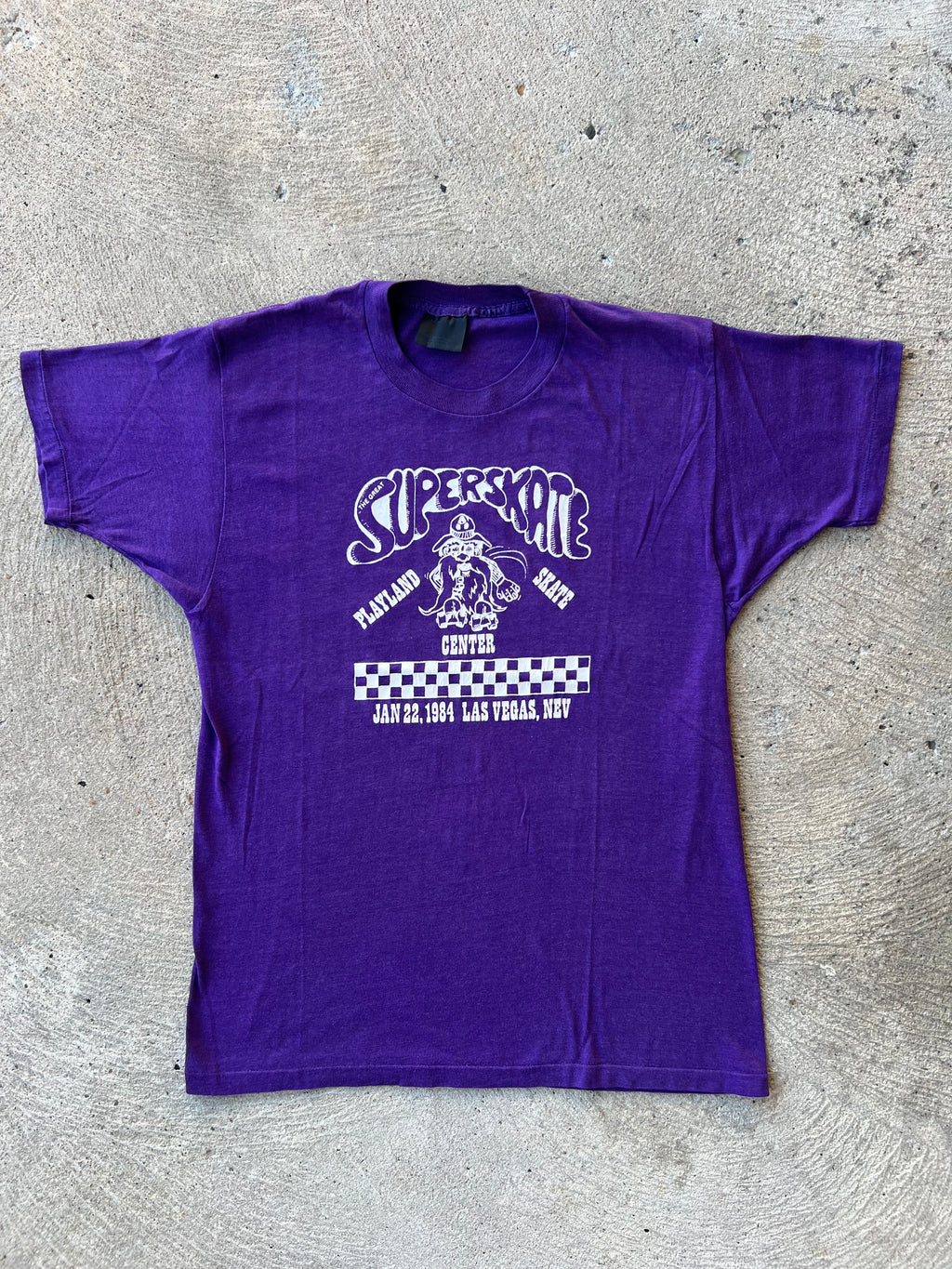 1980s Rollerskate Shirt Playland Las Vegas Medium