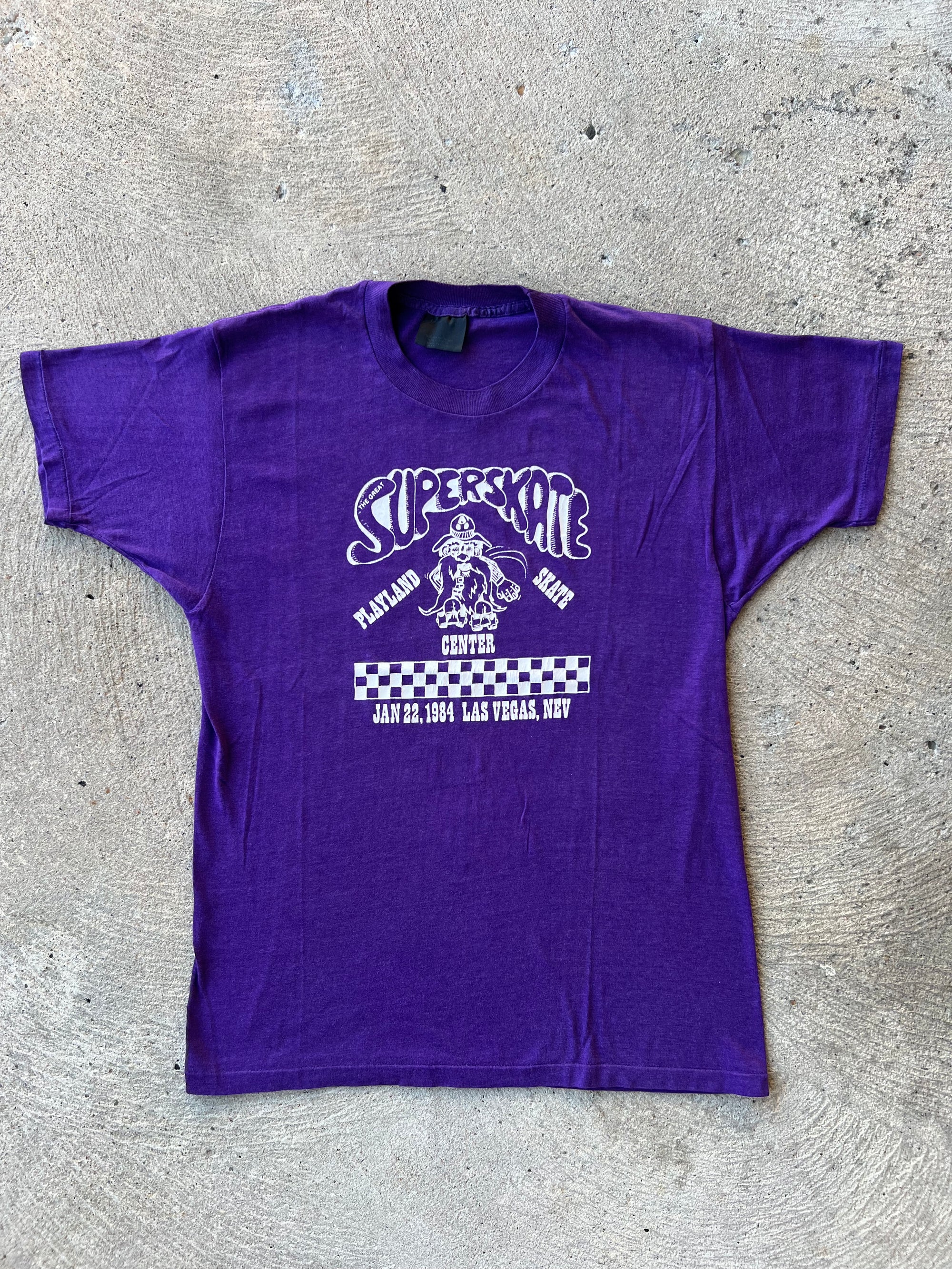 1980s Rollerskate Shirt Playland Las Vegas Medium