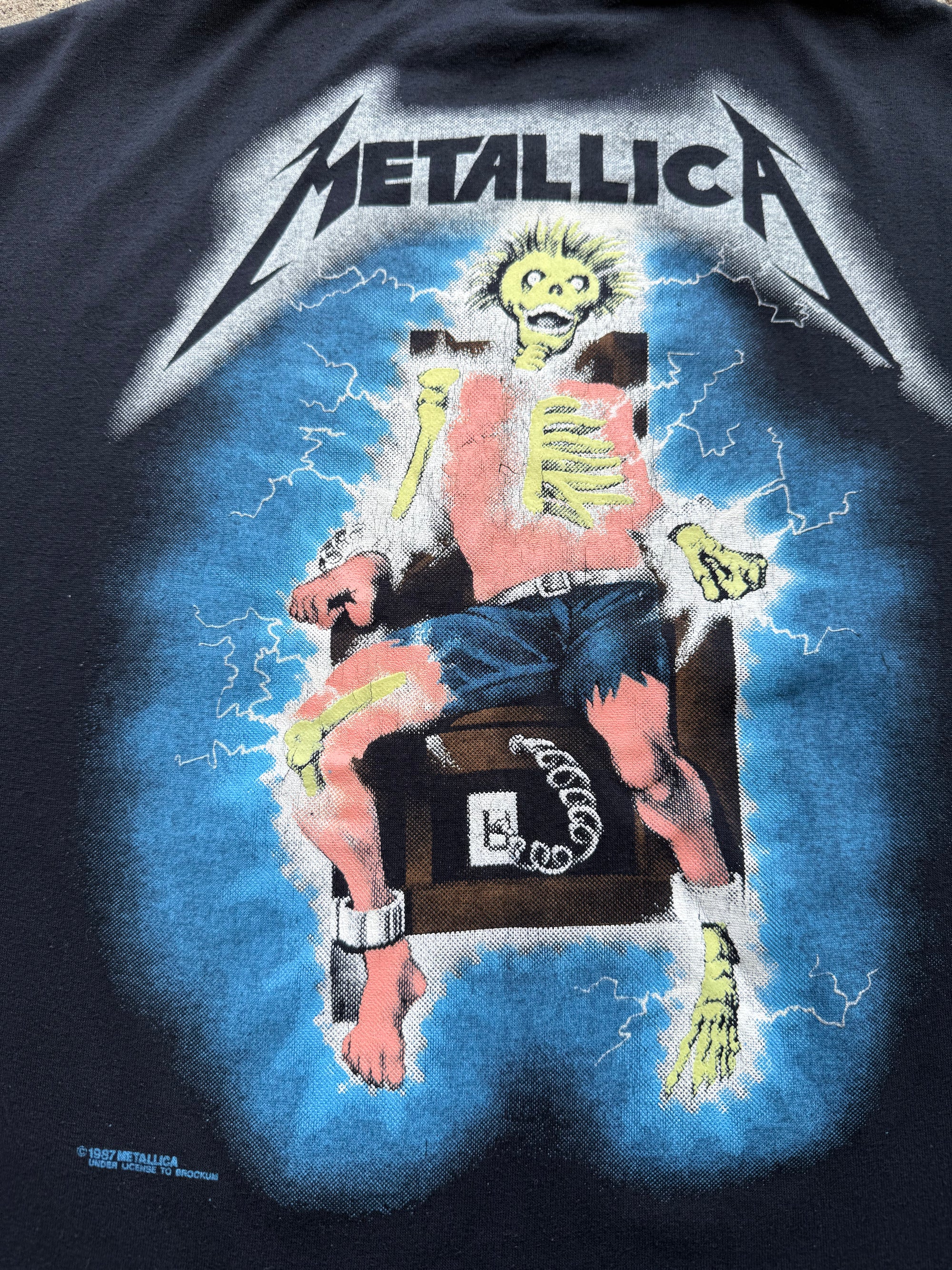 1989 Metallica "Ride The Lightning" Shirt Large