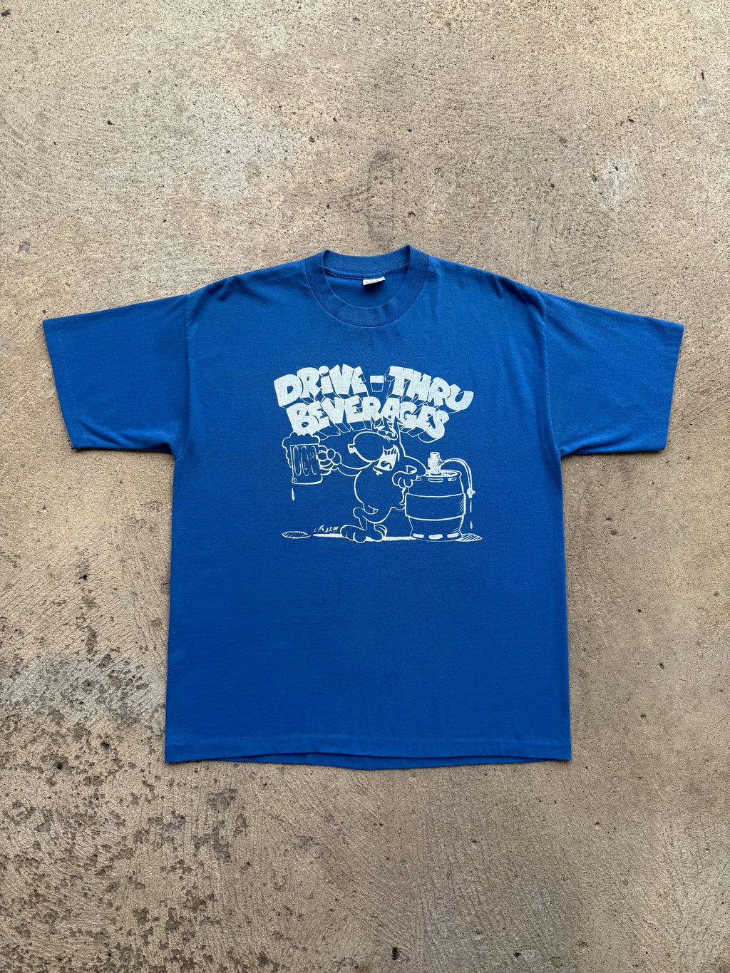 1980s Drive-Thru Beverages Shirt Large