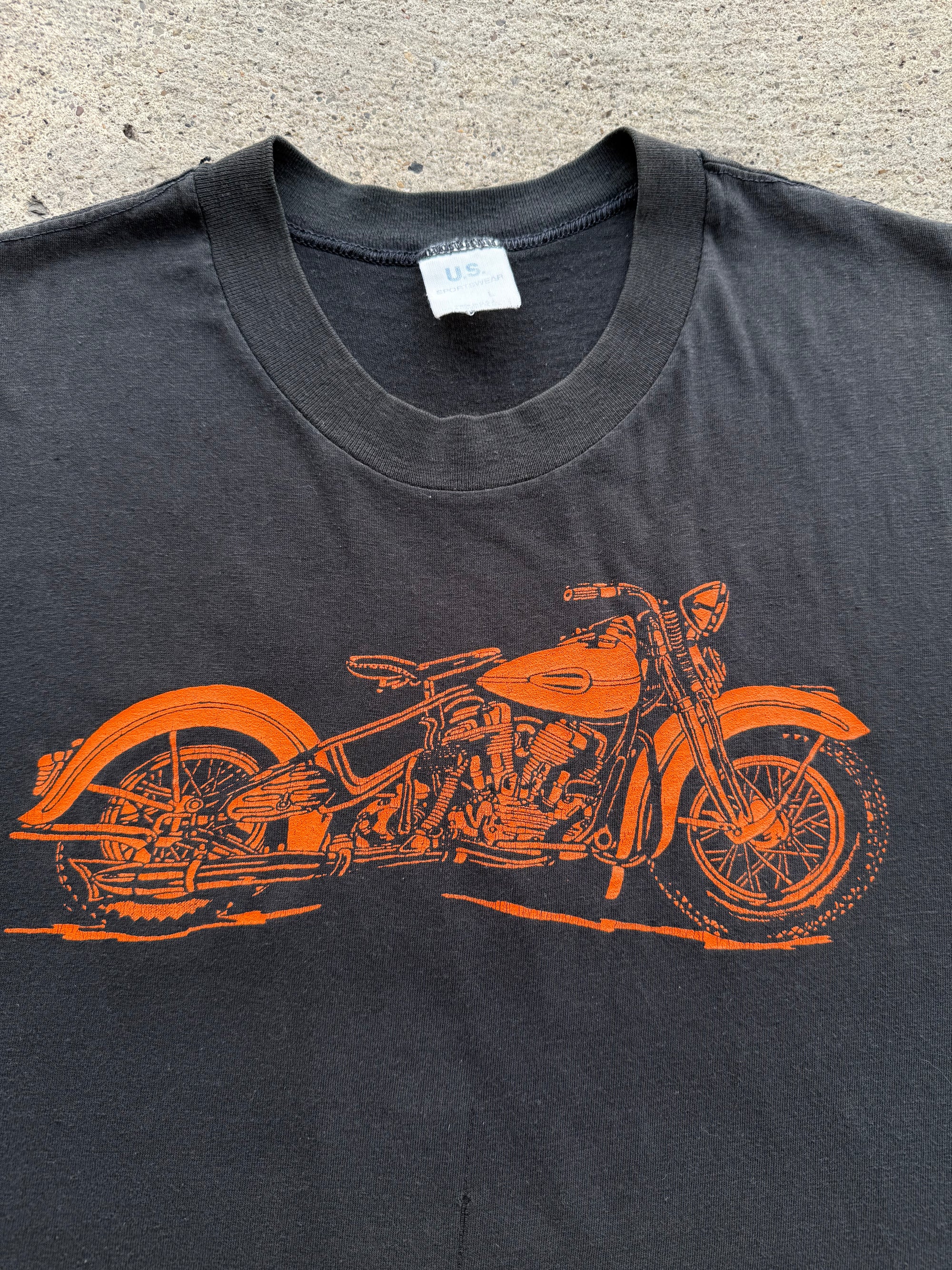 1980s Harley "The Shop" Jeanette Pa Sleeveless Shirt Large