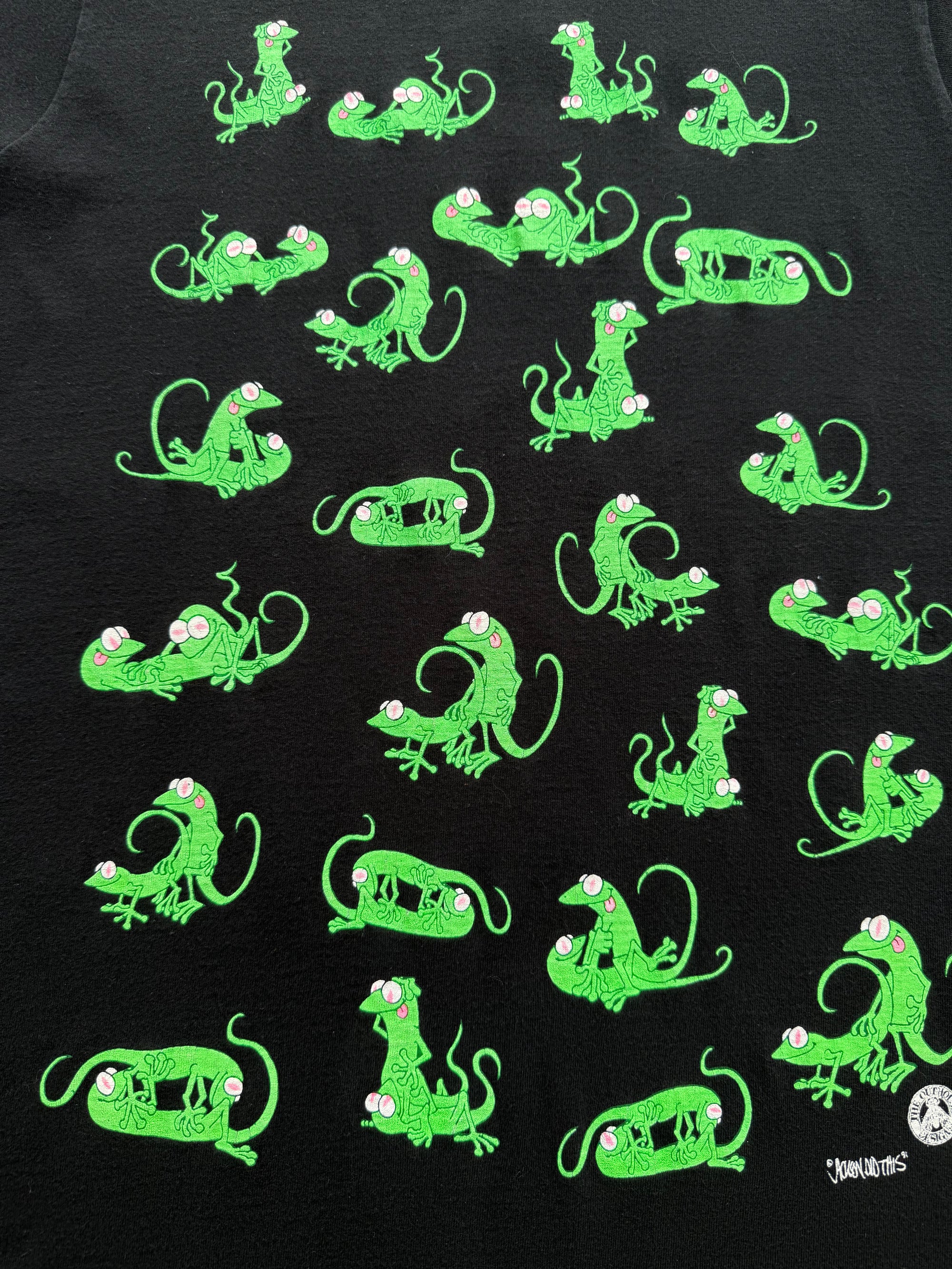 1990s Lizards Sex Positions Shirt Large
