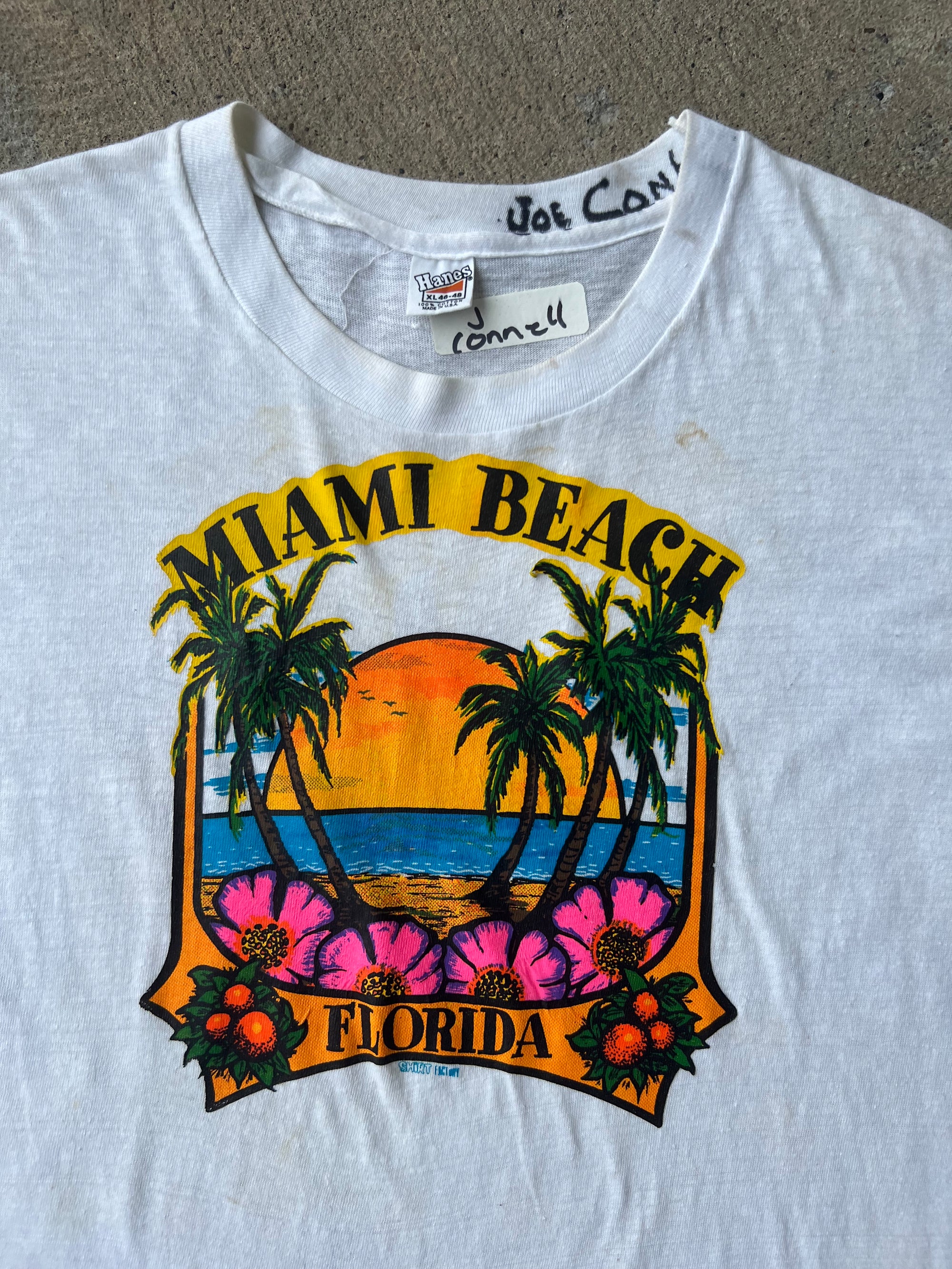 1970s Miami Beach Shirt XL