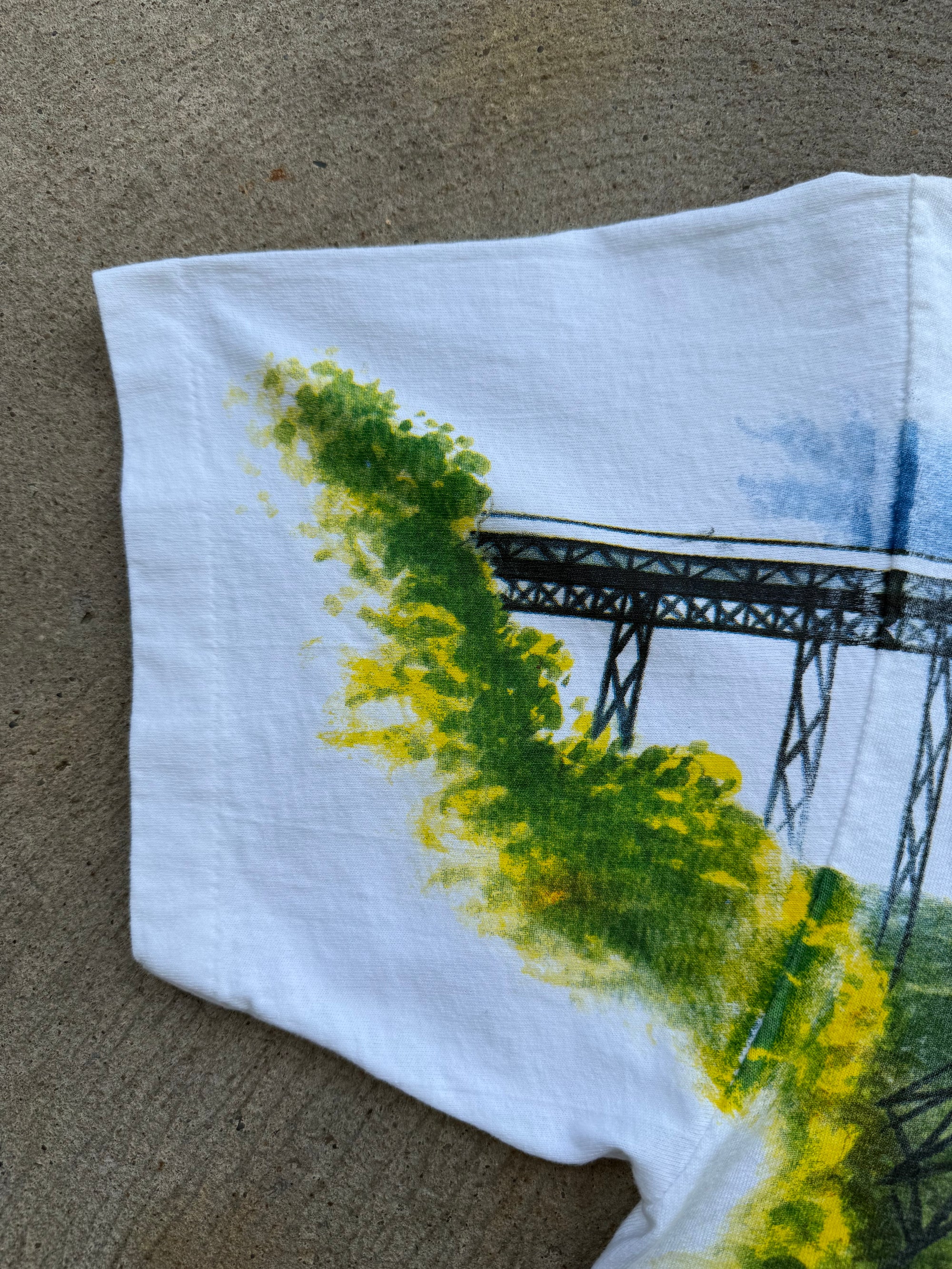 1990s West Virginia Bridge Day New River Gorge Deadstock Shirt XL
