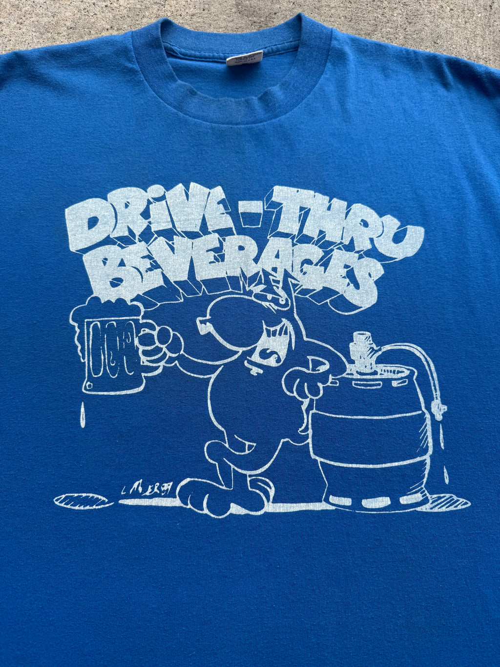 1980s Drive-Thru Beverages Shirt Large