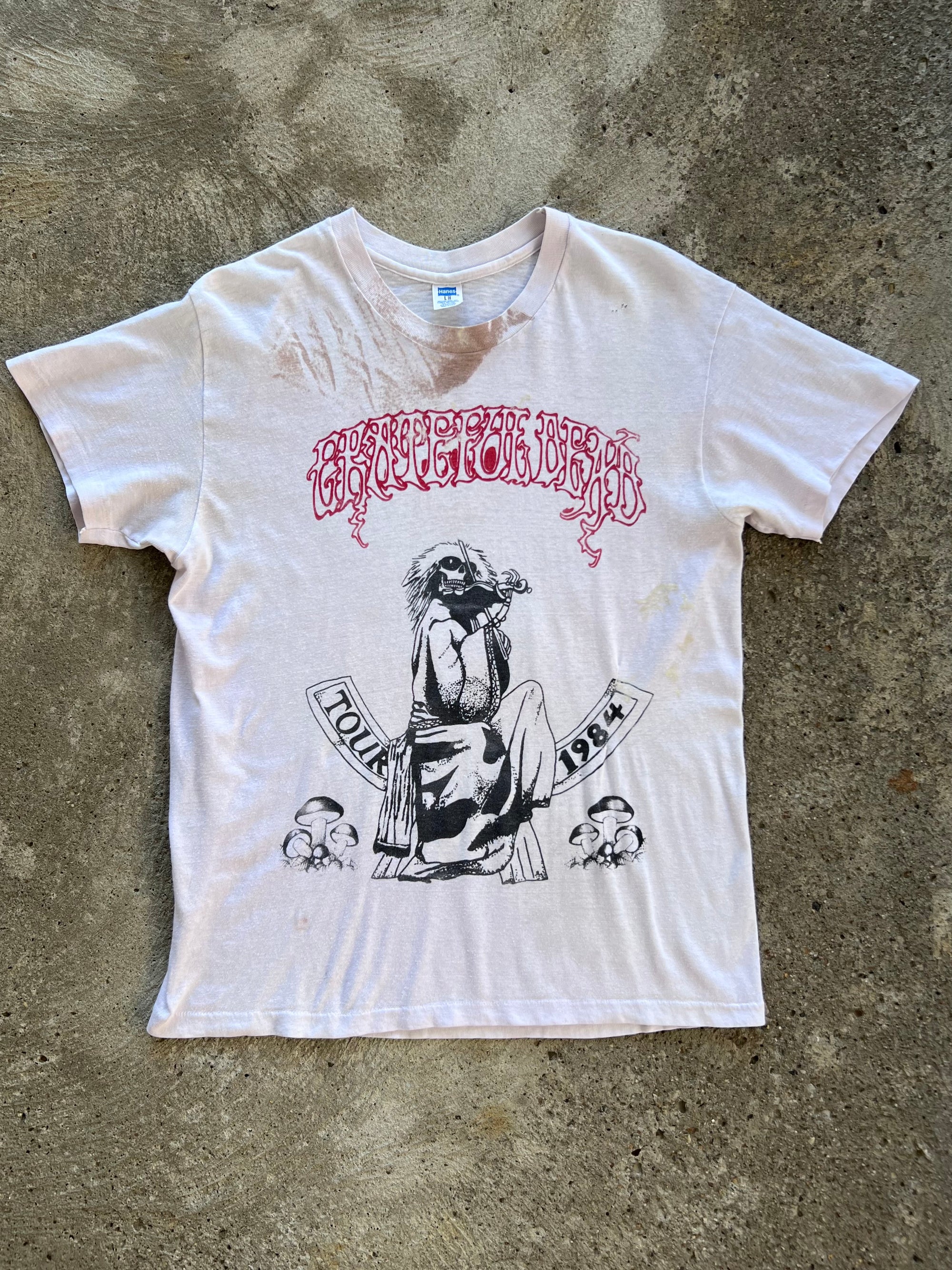 1984 Grateful Dead Parking Lot Shirt Large