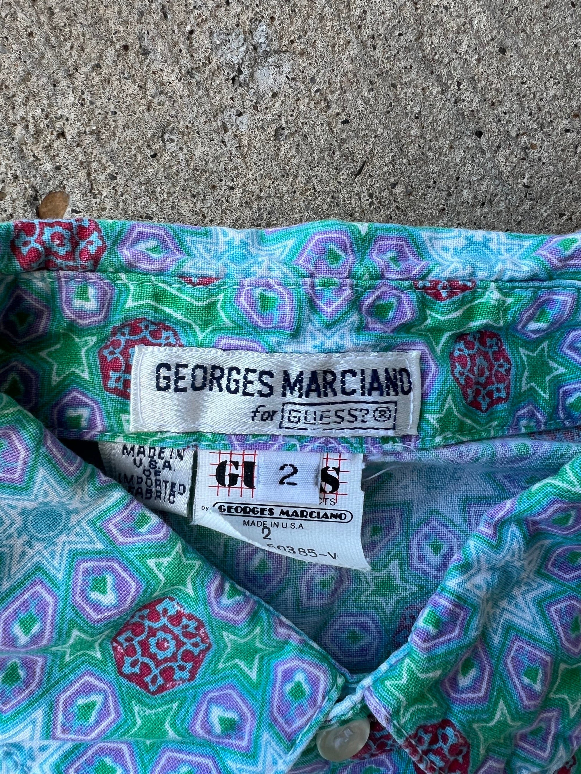 1980s Guess Button Down Shirt XL