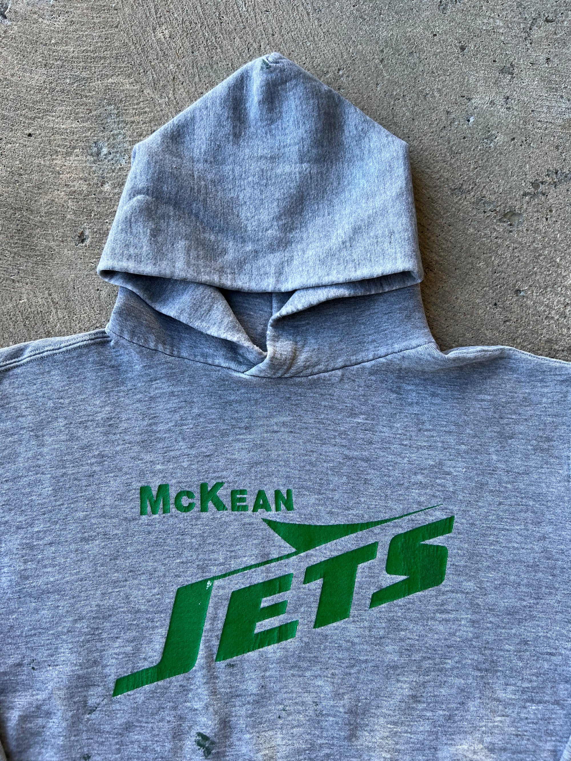 1980s Triblend Hoodie Mckean Jets Large