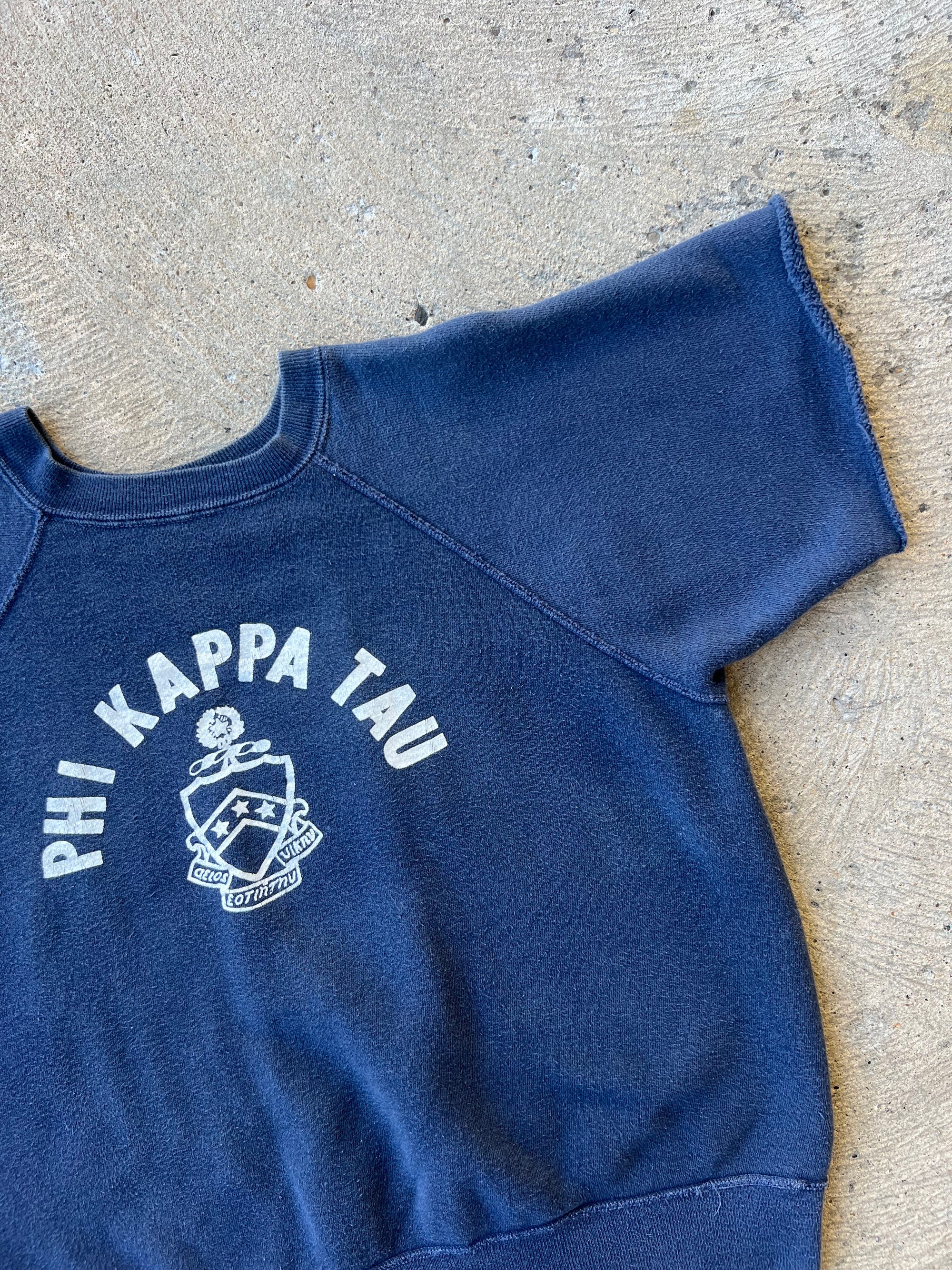 1950s Phi Kappa Tau Short Sleeve Sweatshirt